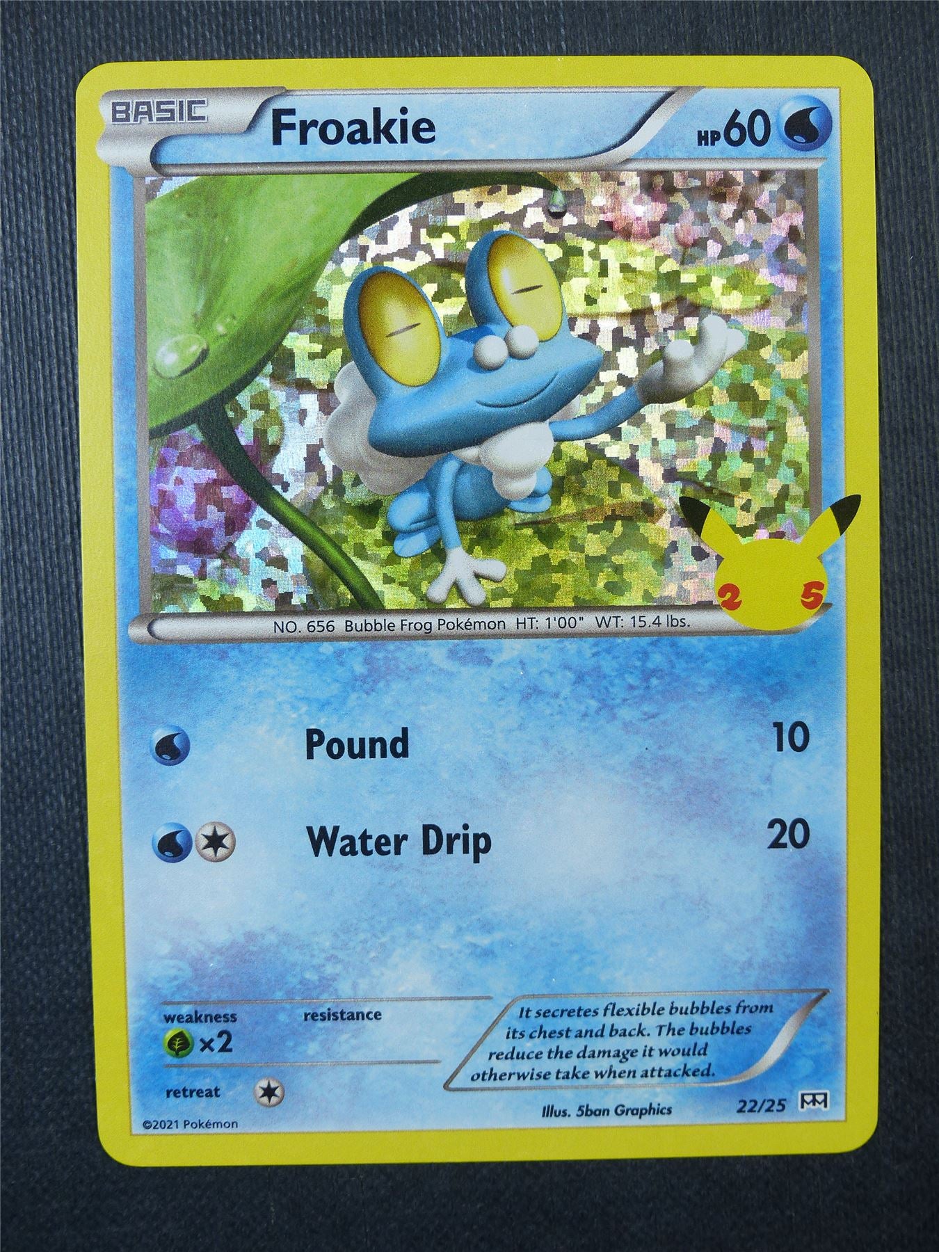 Froakie 22/25 Promo Holo - Pokemon Card #8NA