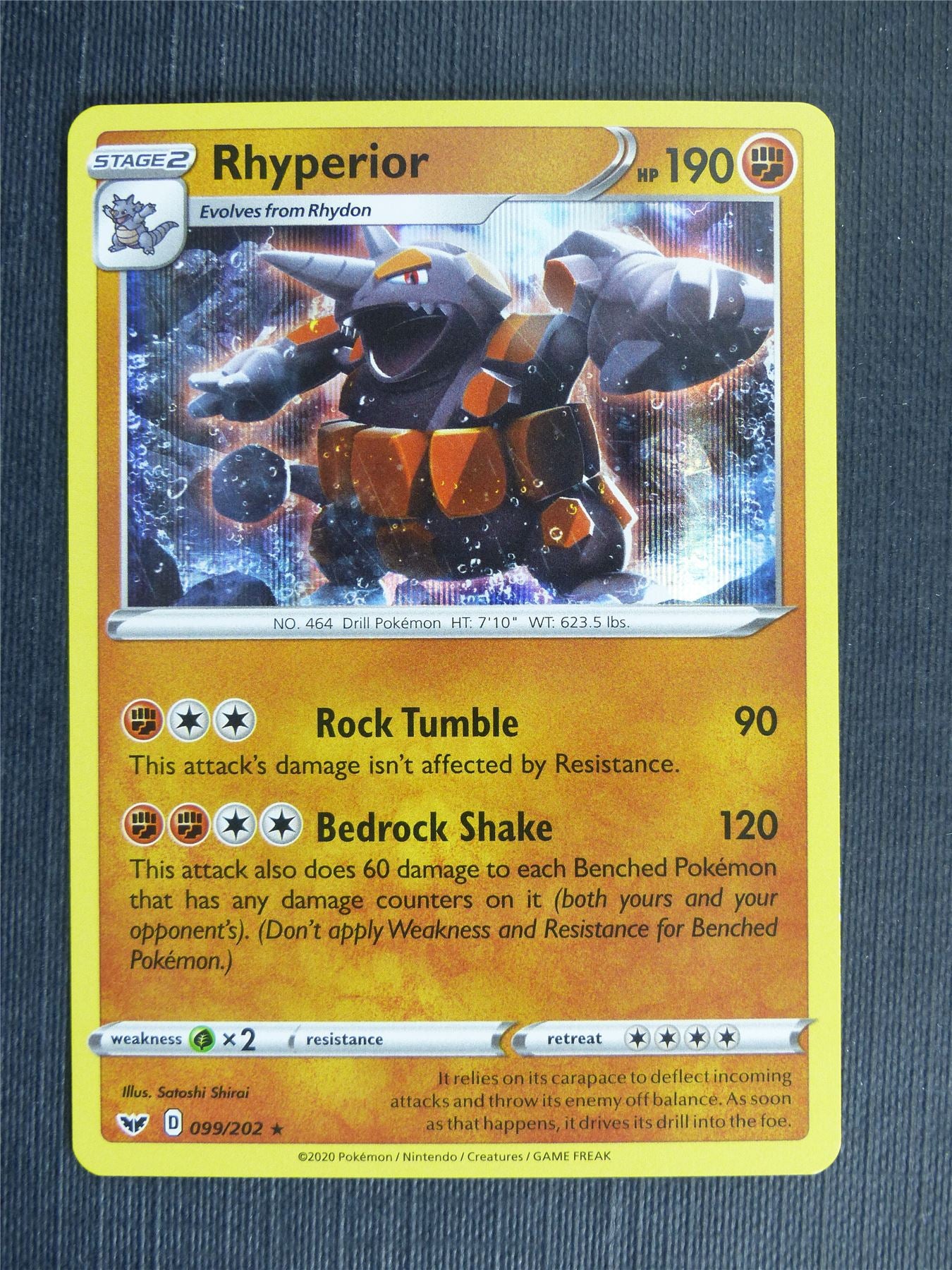 Rhyperior 099/202 Holo - Pokemon Cards #1PM Rhyperior 099/202 Holo - Pokemon Cards #1PM