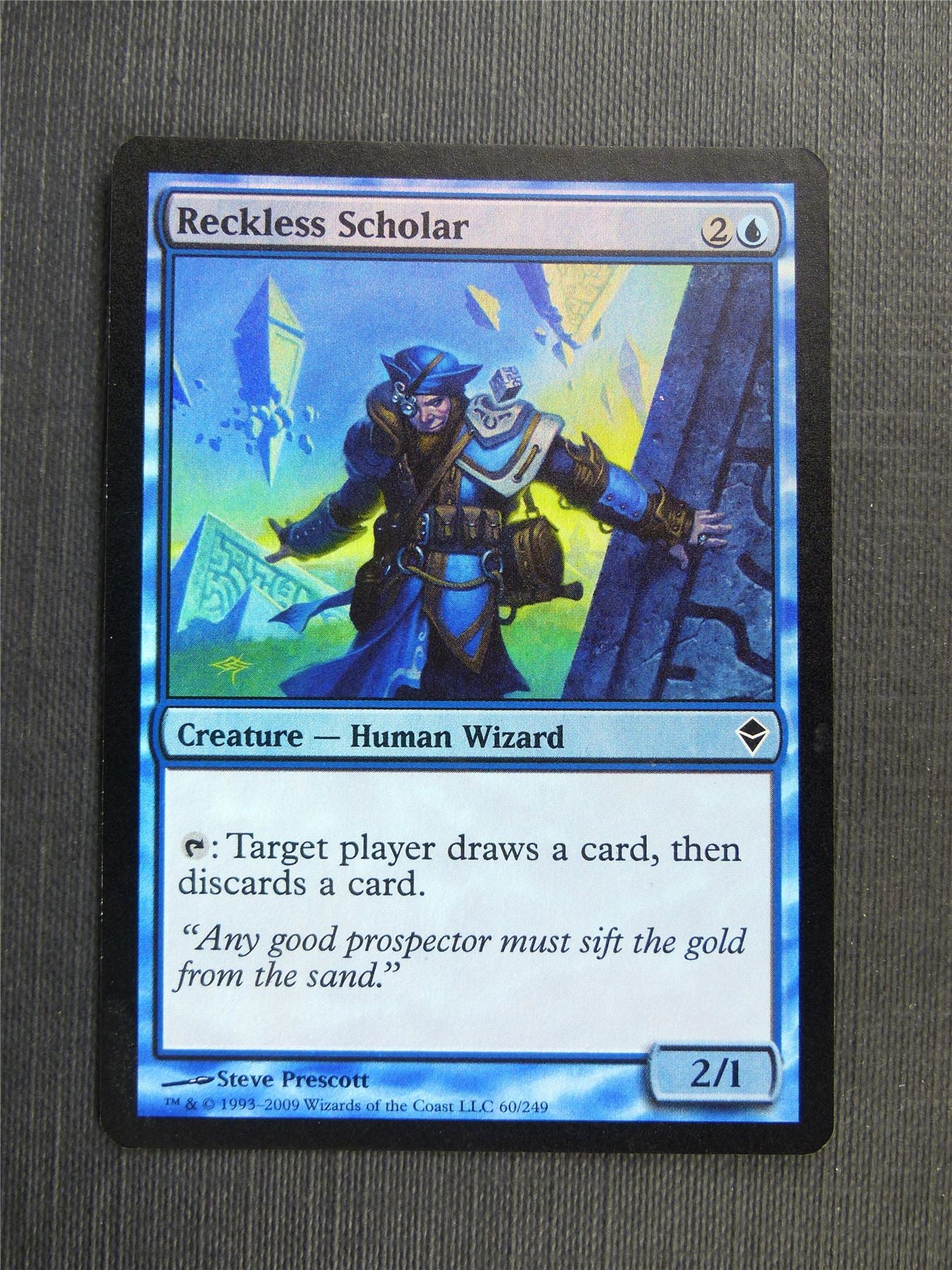 Reckless Scholar Foil - Mtg Magic Cards #58V