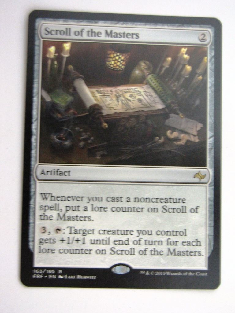 MTG Magic Cards:SCROLL OF THE MASTERS # 36G93