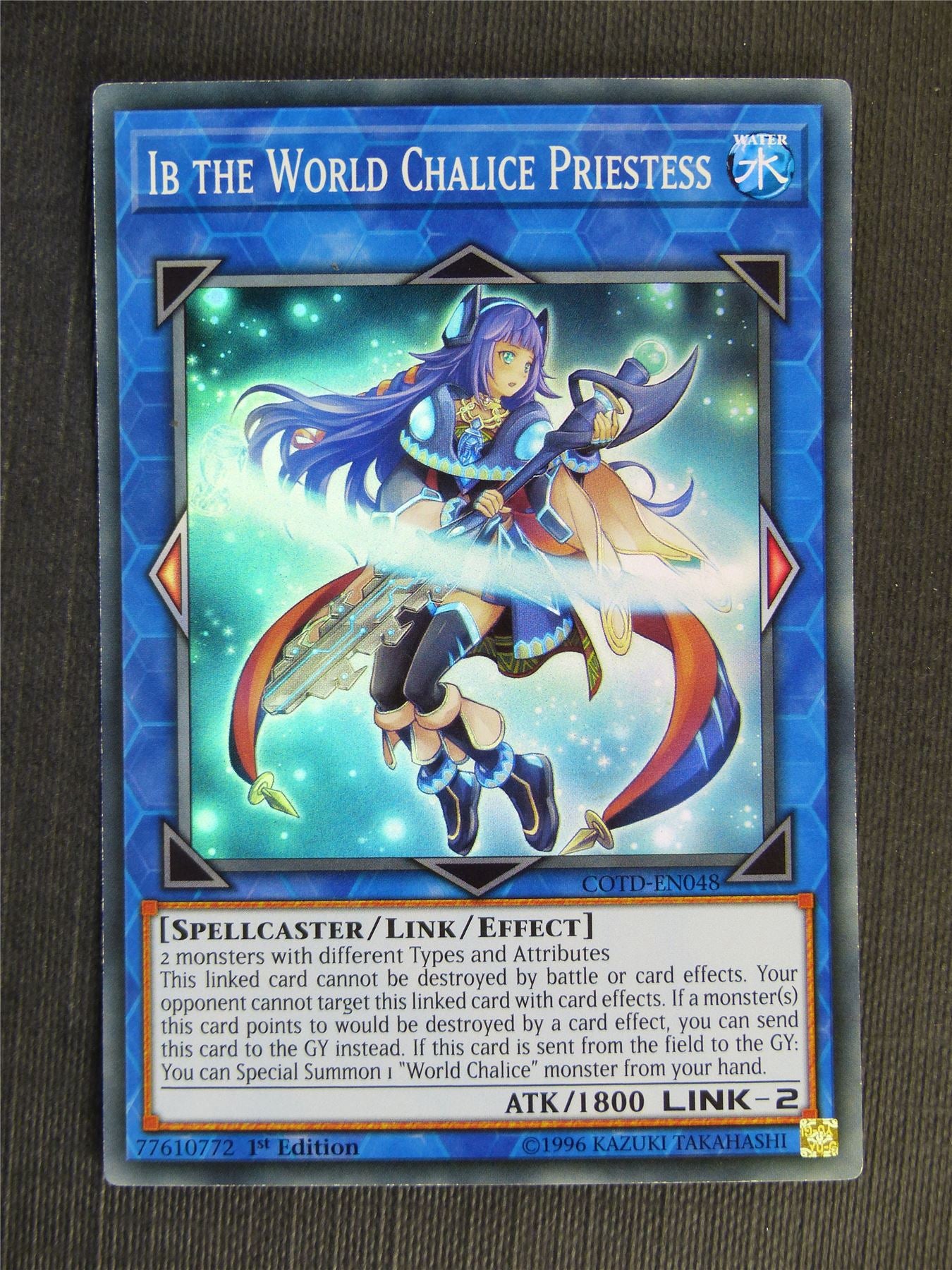 yugioh world chalice cards Ib the World Chalice Priestess COTD Super Rare - 1st ed