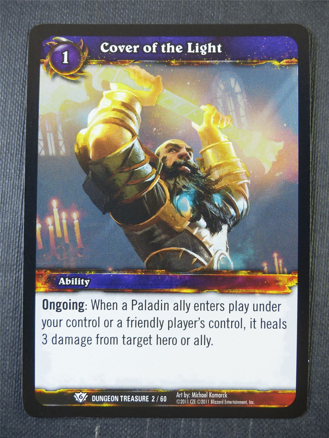 Cover of the Light 2/60 Foil - WoW Card #1A9