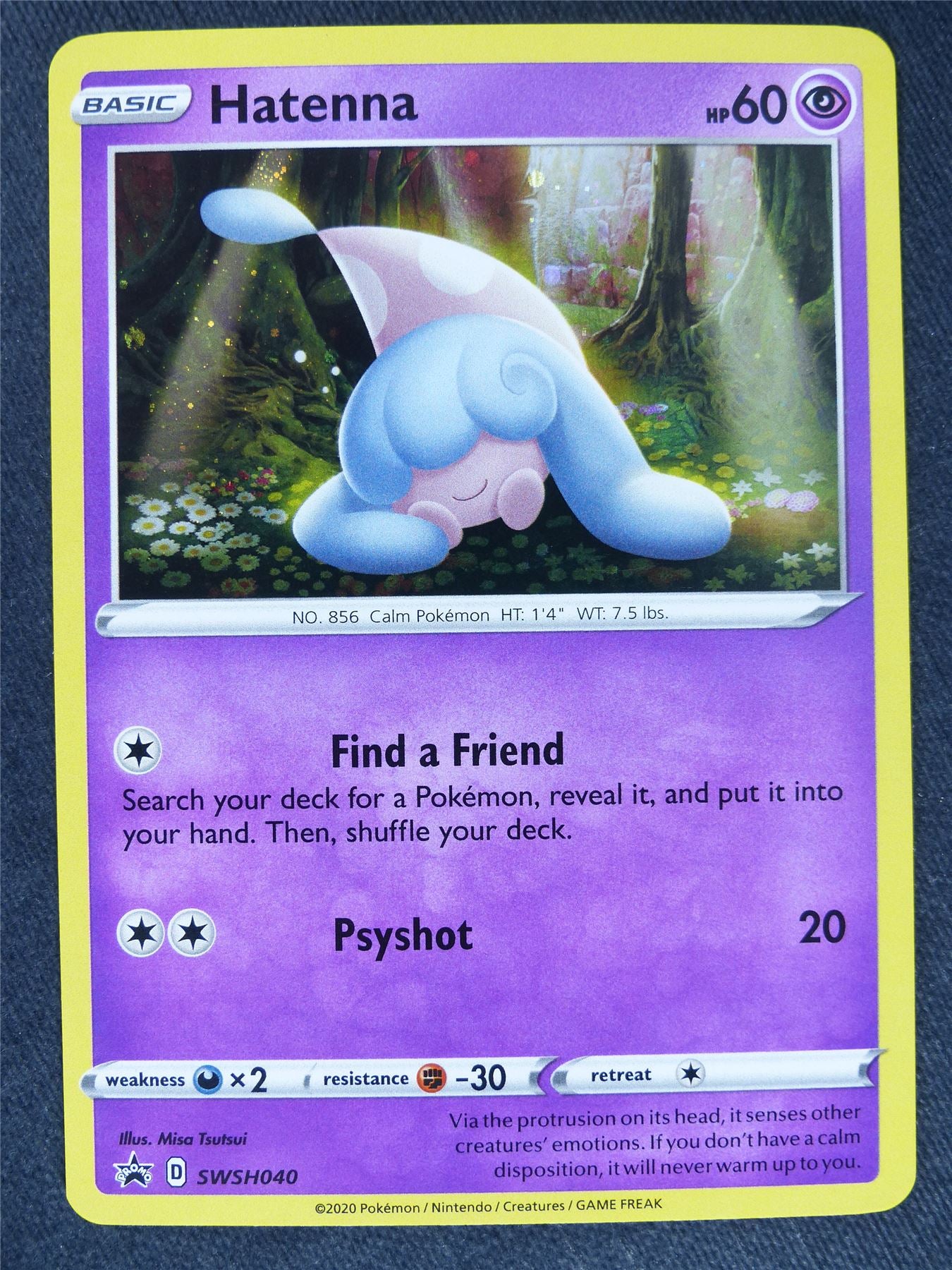 hatenna pokemon card price Hatenna SWSH040 Promo Holo