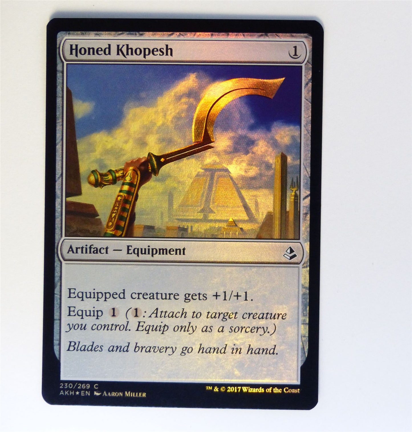 Honed Khopesh - Foil - Mtg Card # H95