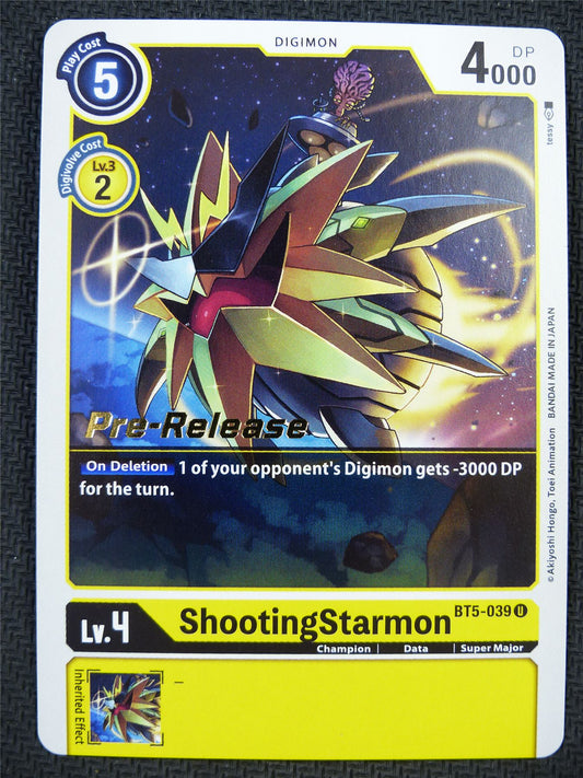SHootingStarmon BT5-039 U Pre-Release Promo - Digimon Card #5QU