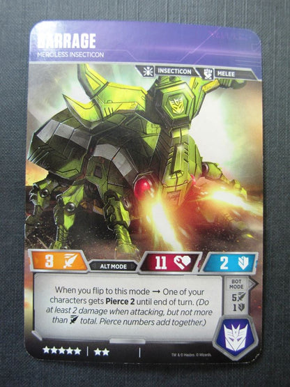Barrage CT T06/T40 - Transformers Cards # 7C44