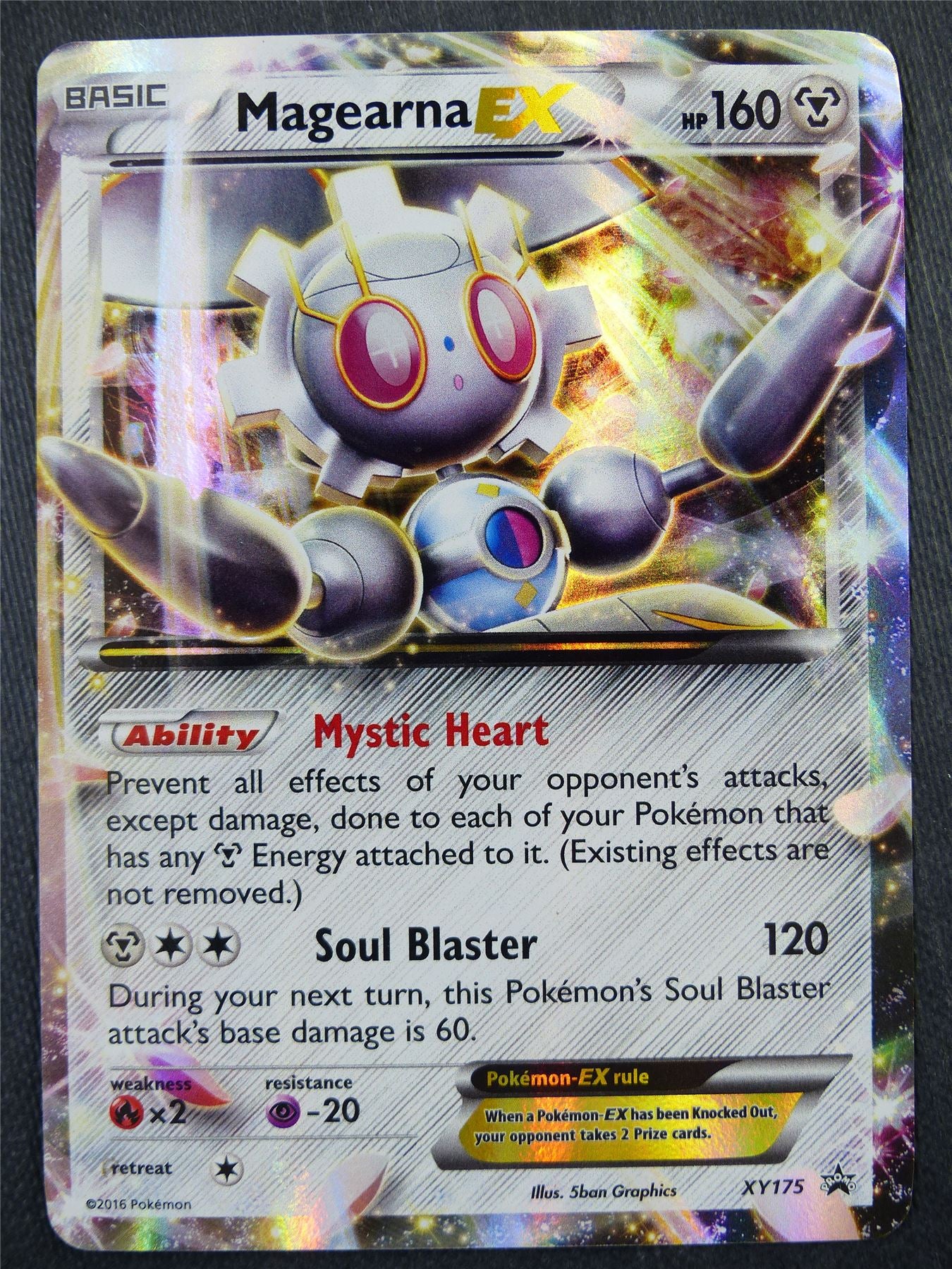 Magearna EX XY175 Promo Holo - Pokemon Card #50E Archeron Magearna EX XY175 Promo Holo - Pokemon Card #50E Archeron