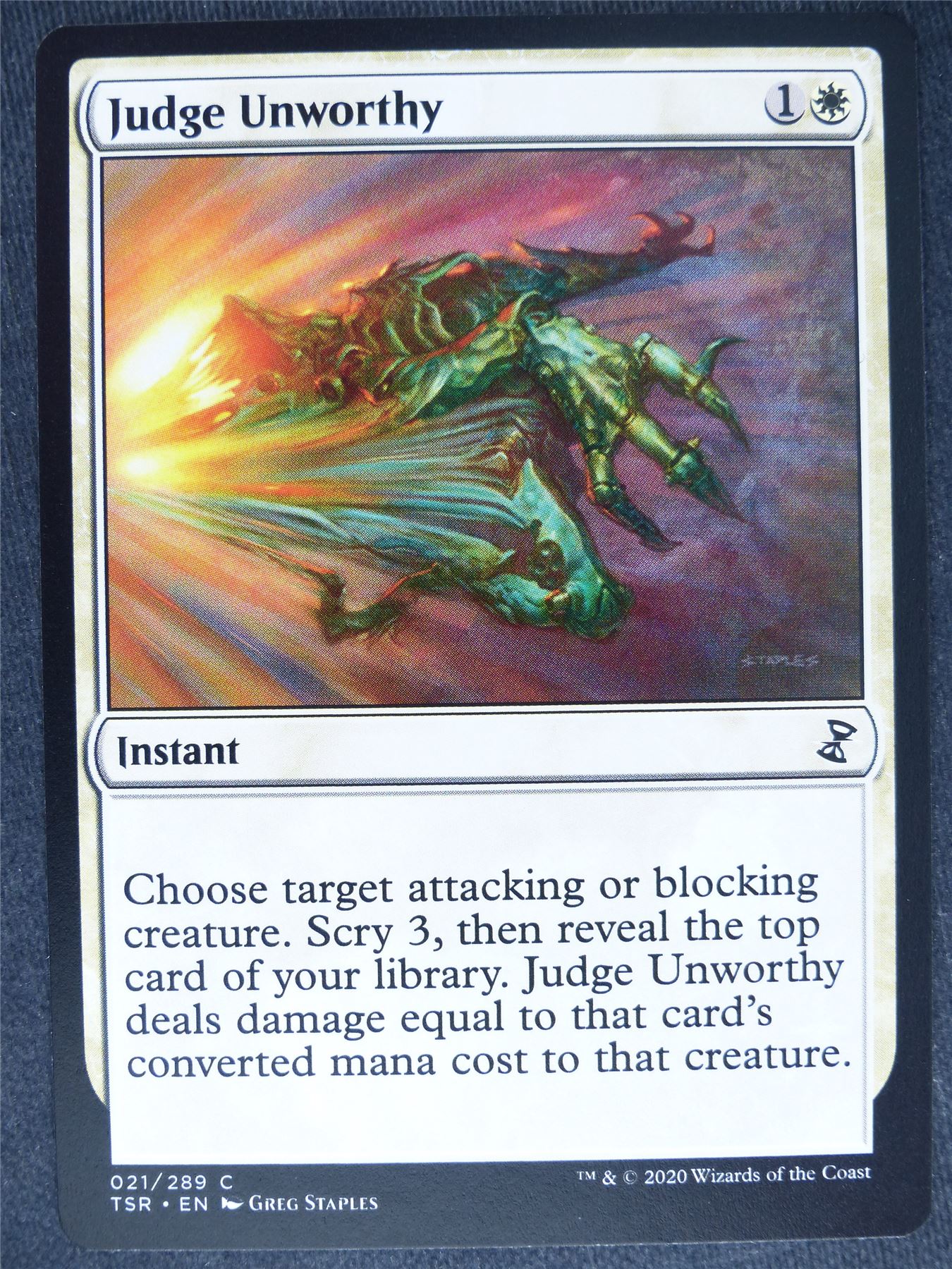 Judge Unworthy - Remastered - Mtg Magic Cards #XT