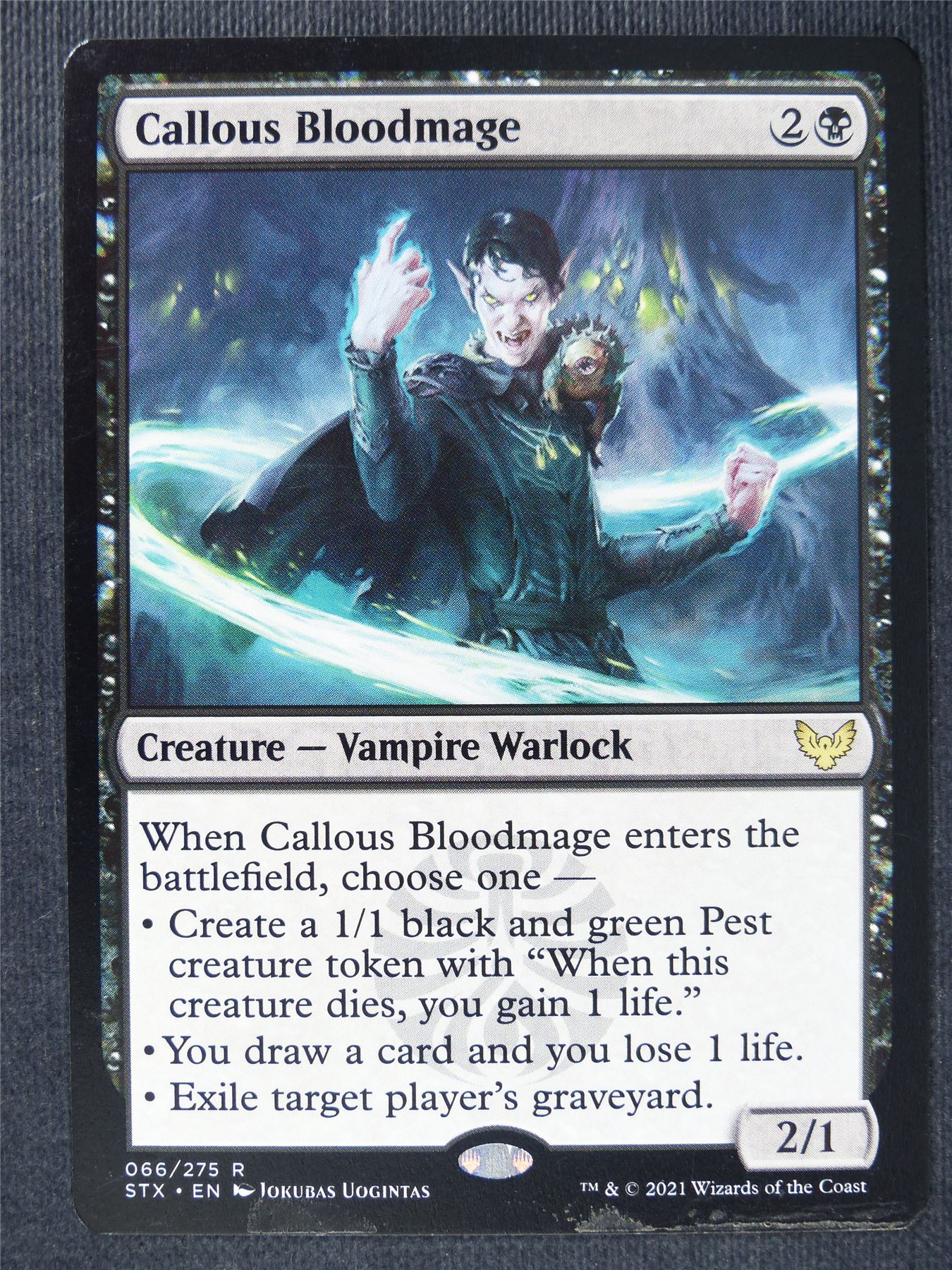 Callous Bloodmage - Mtg Magic Cards #FA