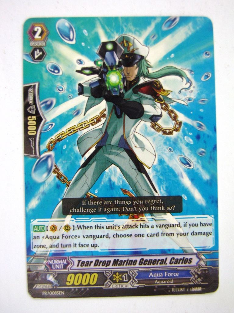 Vanguard Promo Cards: TEAR DROP MARINE GENERAL, CARLOS # 13I17