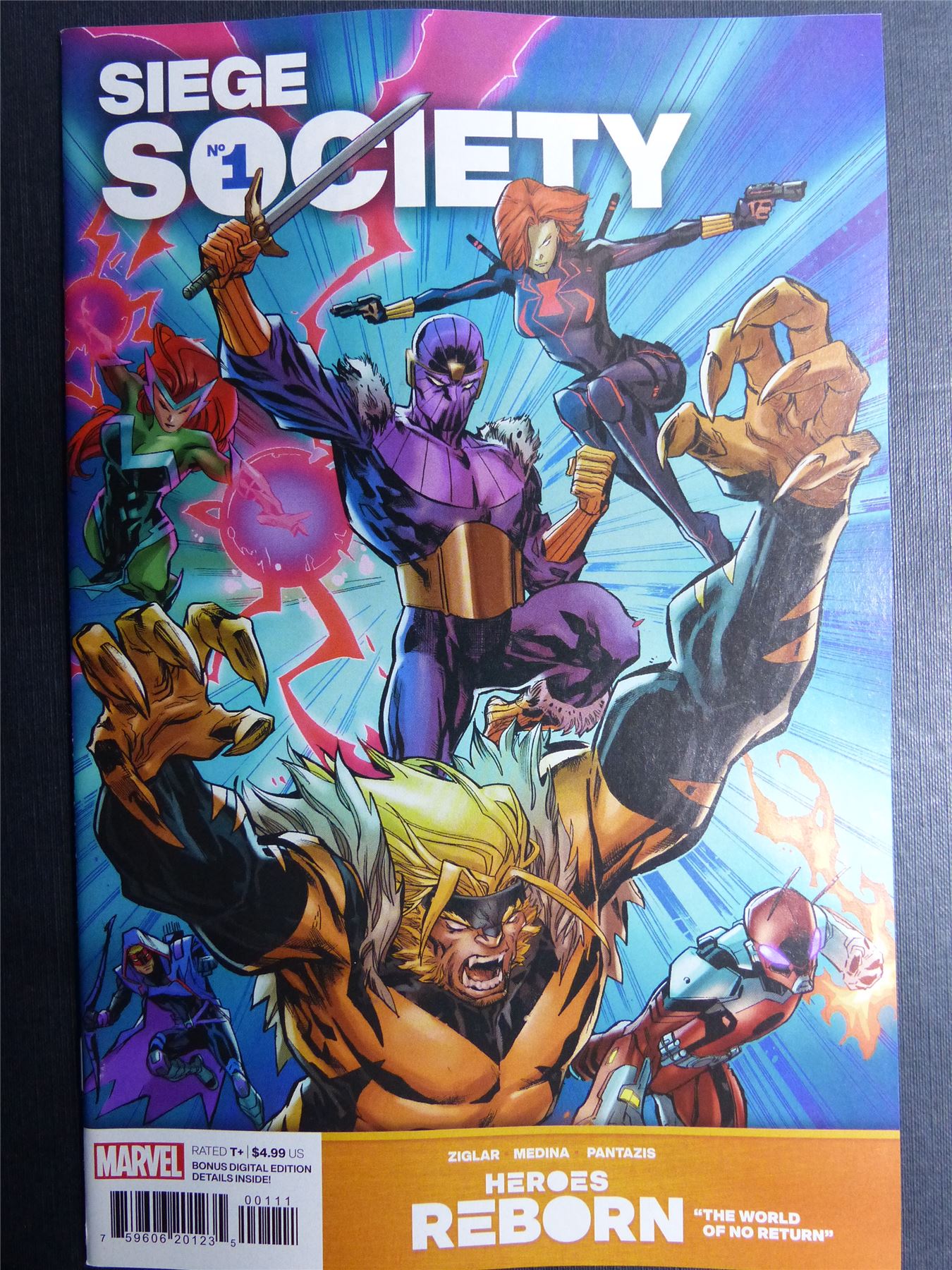 HEROES Reborn: Siege Society #1 - Jul 2021 - Marvel Comics #8N