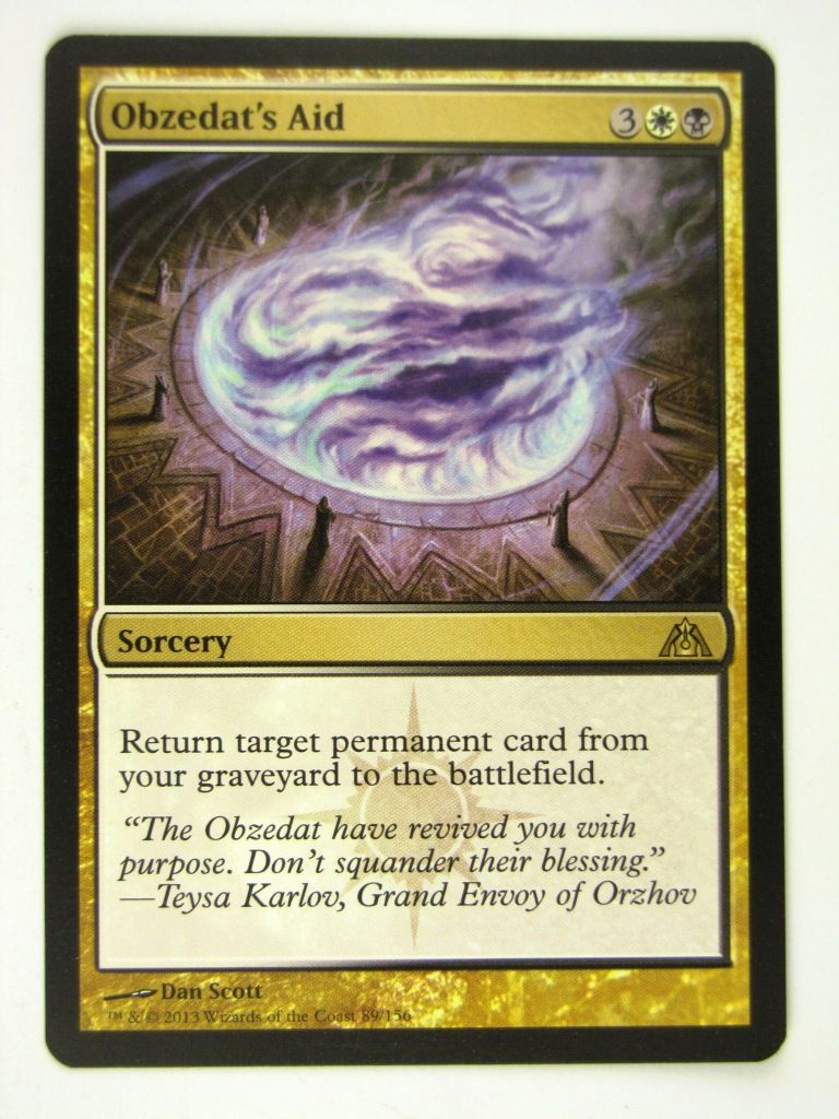 MTG played Cards: OBZEDAT'S AID # 13I100