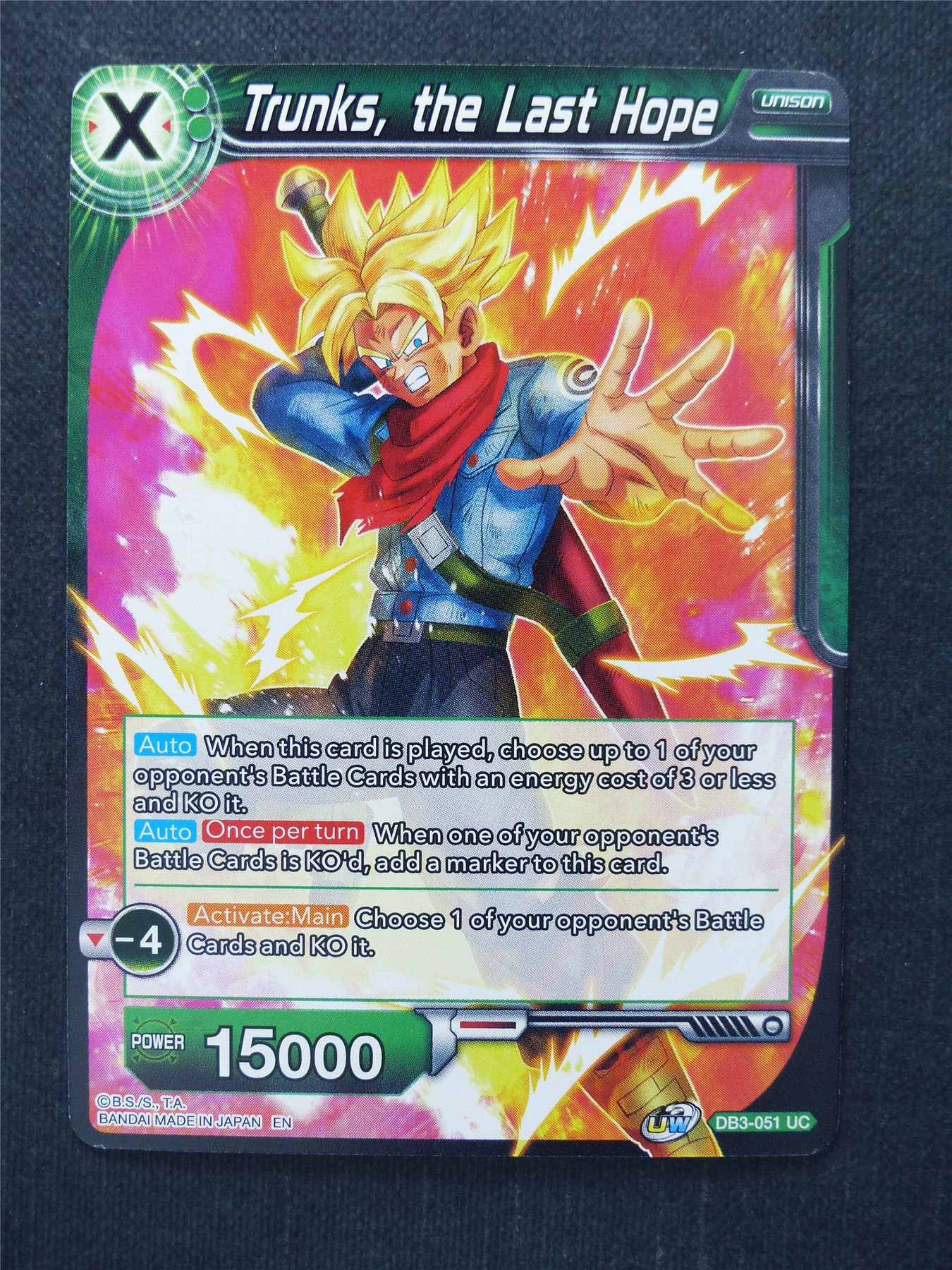 Trunks the Last Hope