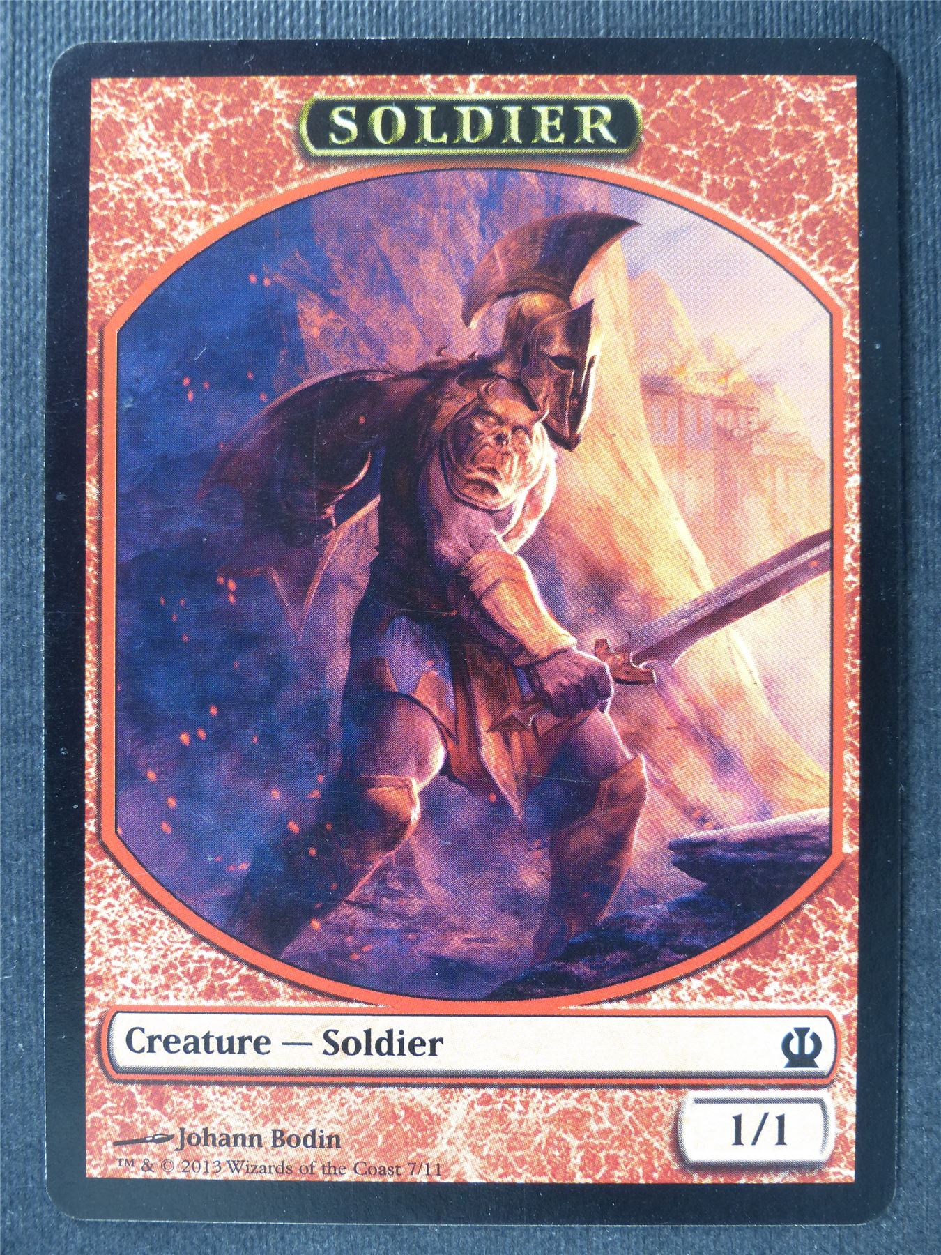 Soldier Token - Mtg Card #1RR