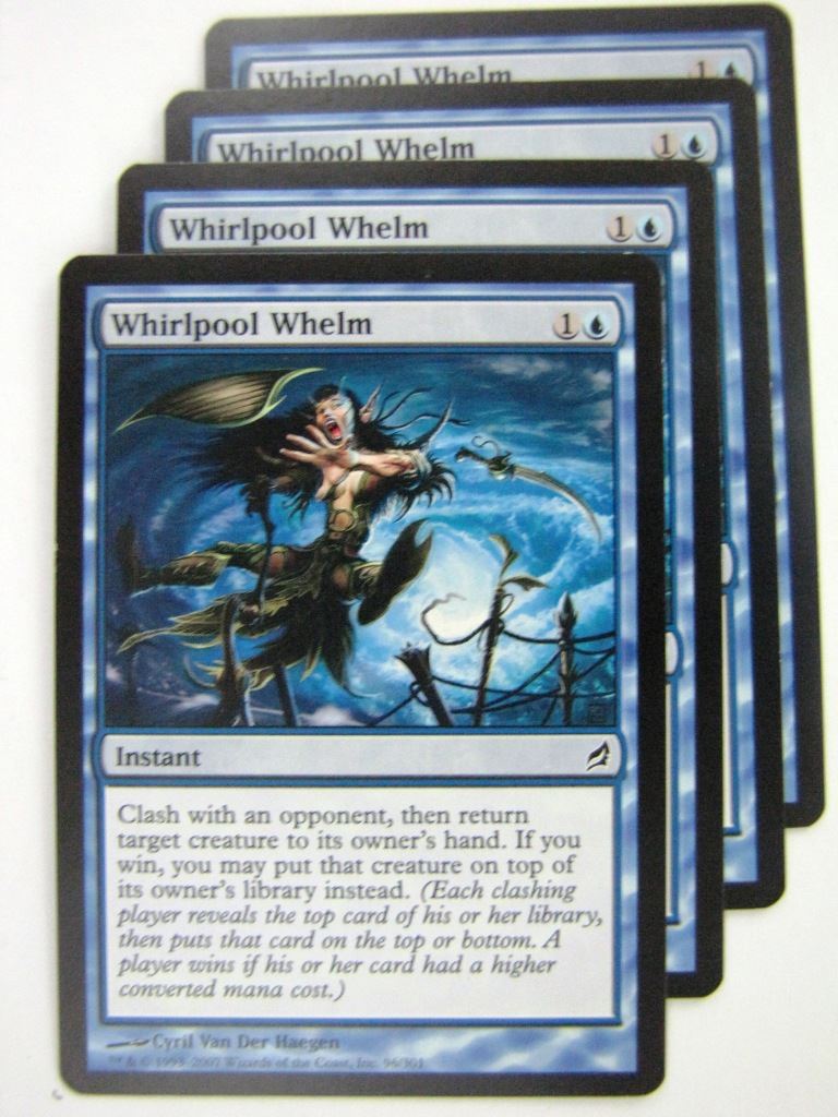 MTG Magic Cards: WHIRLPOOL WHELM x4 # 8G16