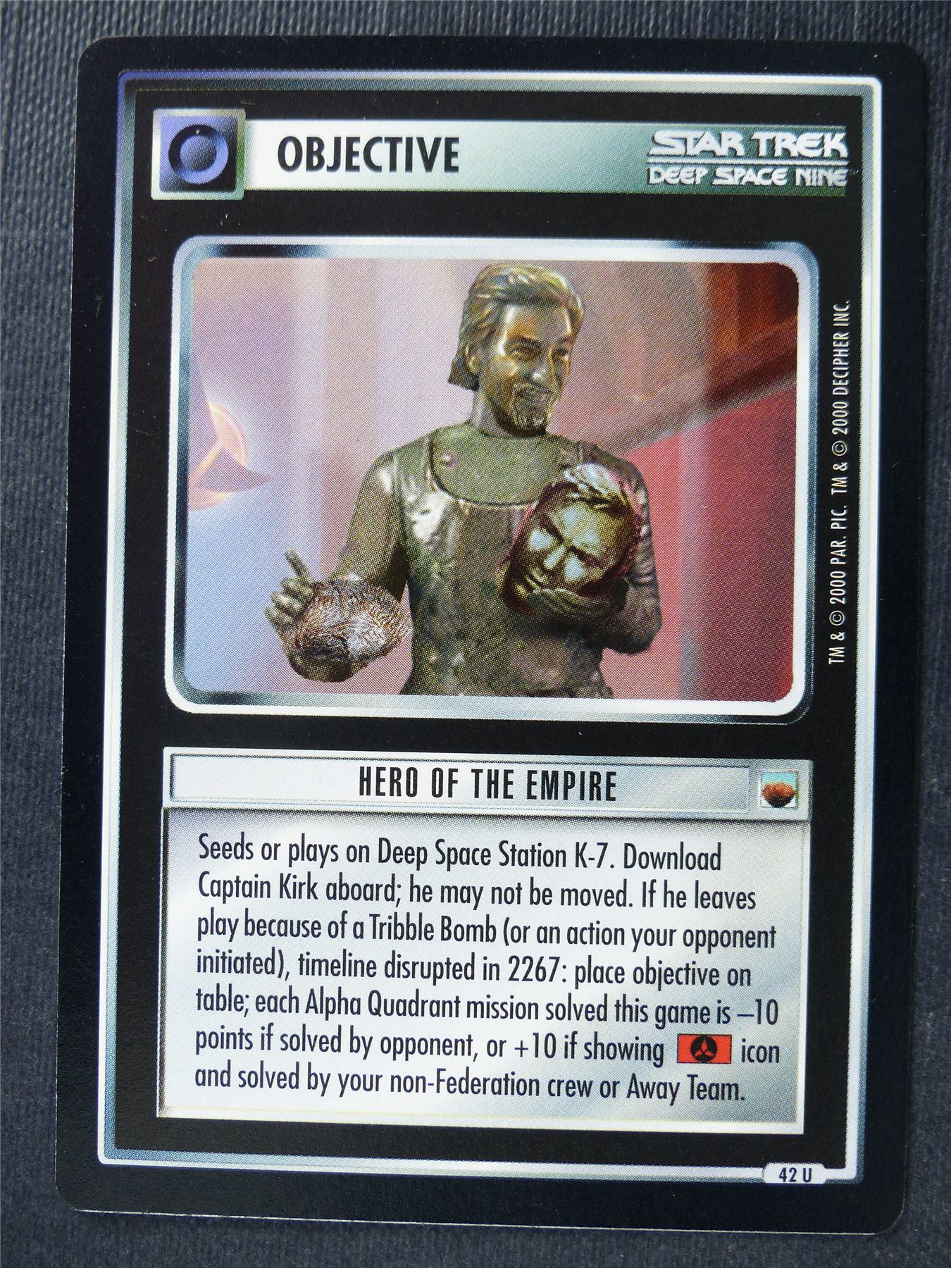 Hero of the Empire - DS9 - Star Trek Card #4TW