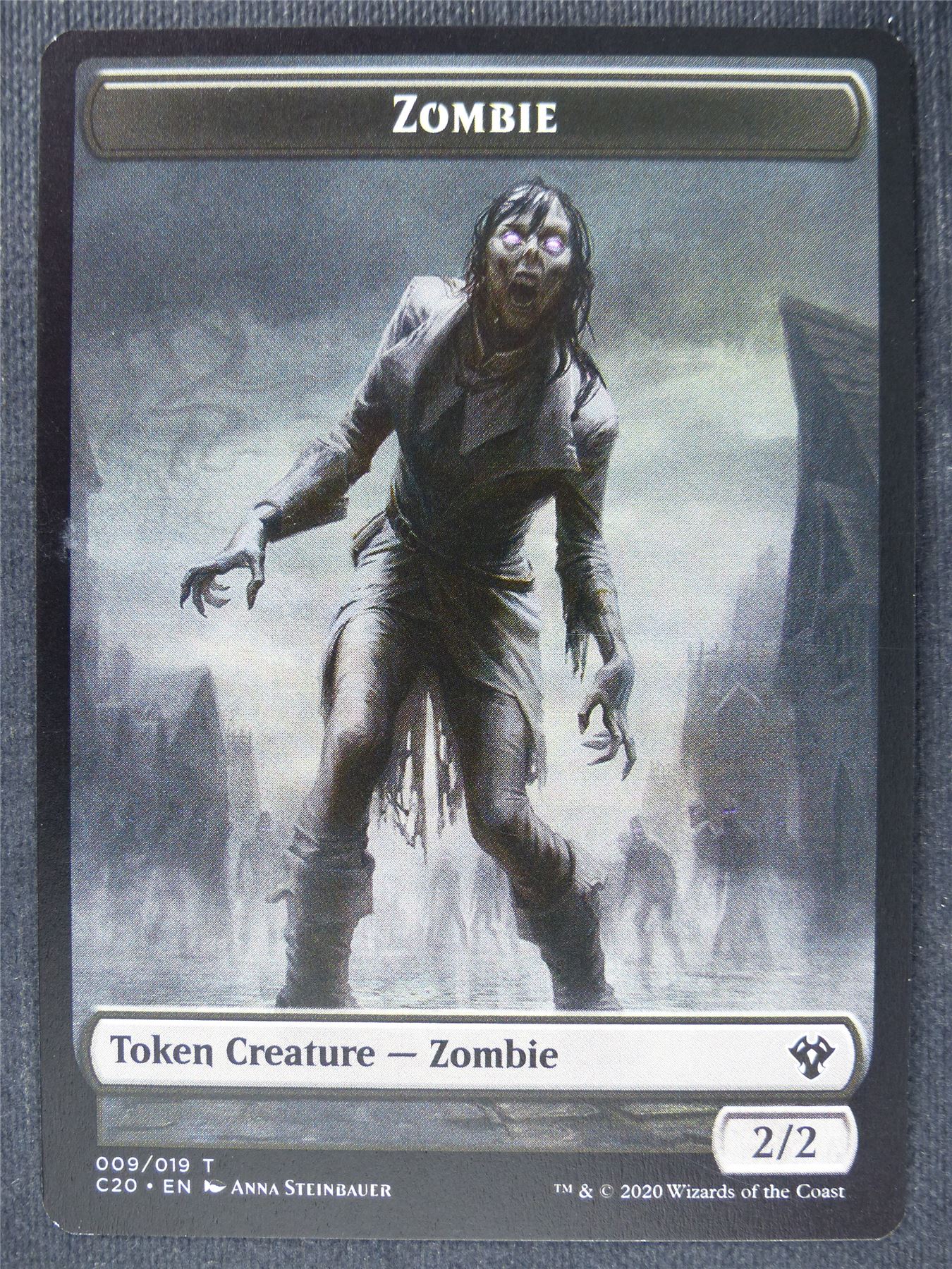 Human Soldier/Zombie Token - Mtg Magic Cards #ST
