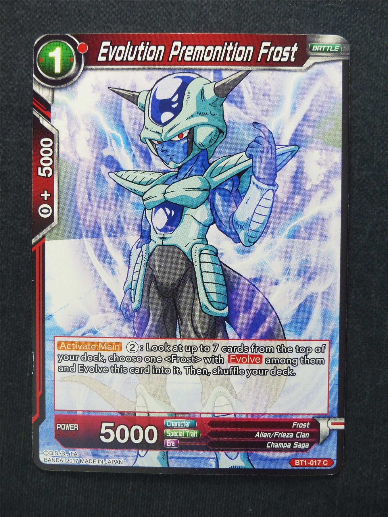 Evolution Premonition Frost - Dragon Ball Super Cards #EC
