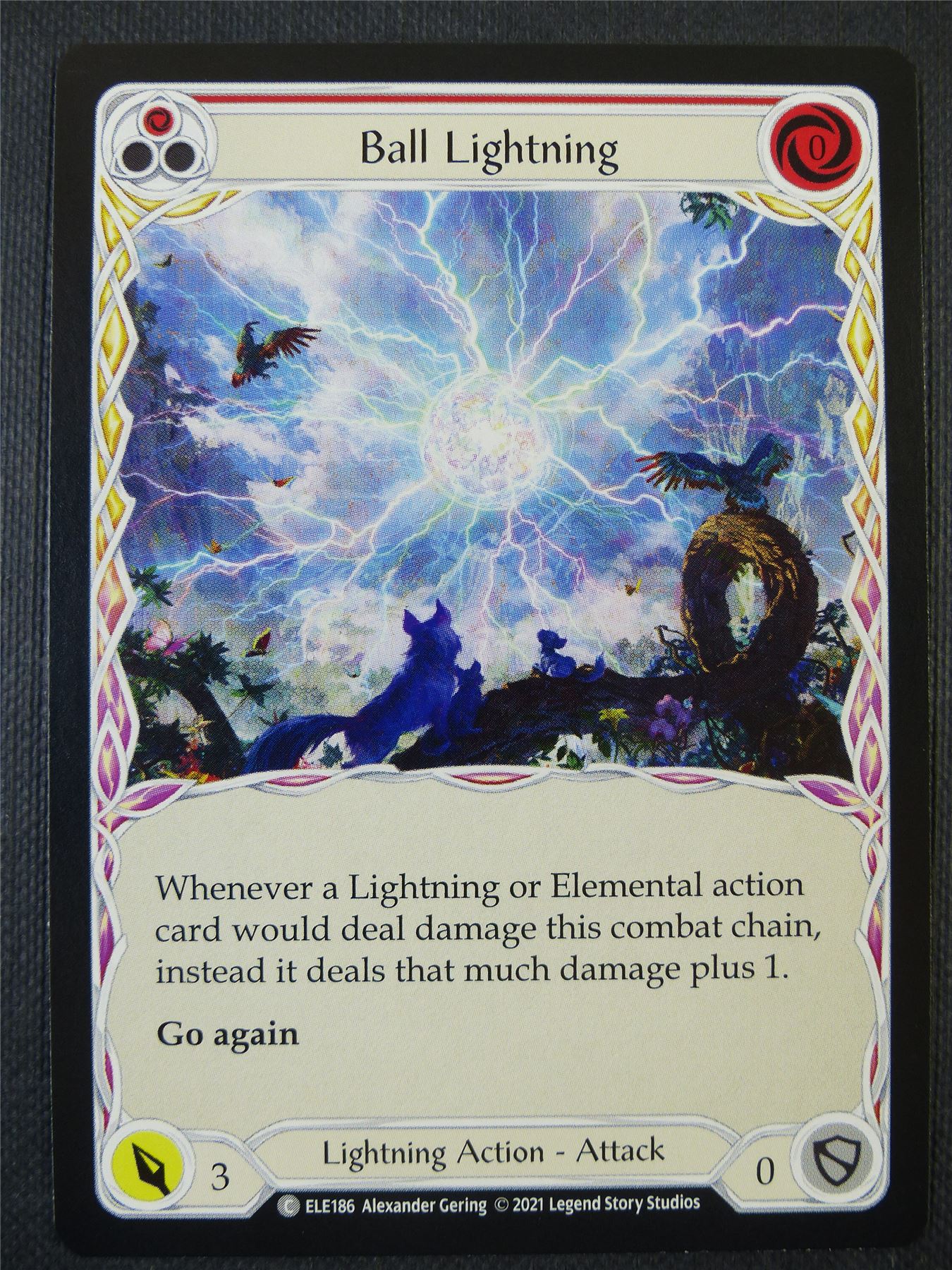 Ball Lightning - Red - Tales of Aria 1st ed - Flesh and Blood Card #633