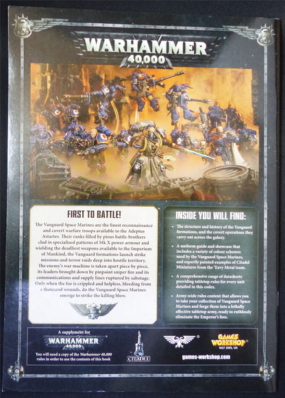 Warhammer 40K: Vanguard Space Marine Mini Codex - Warhammer Softback