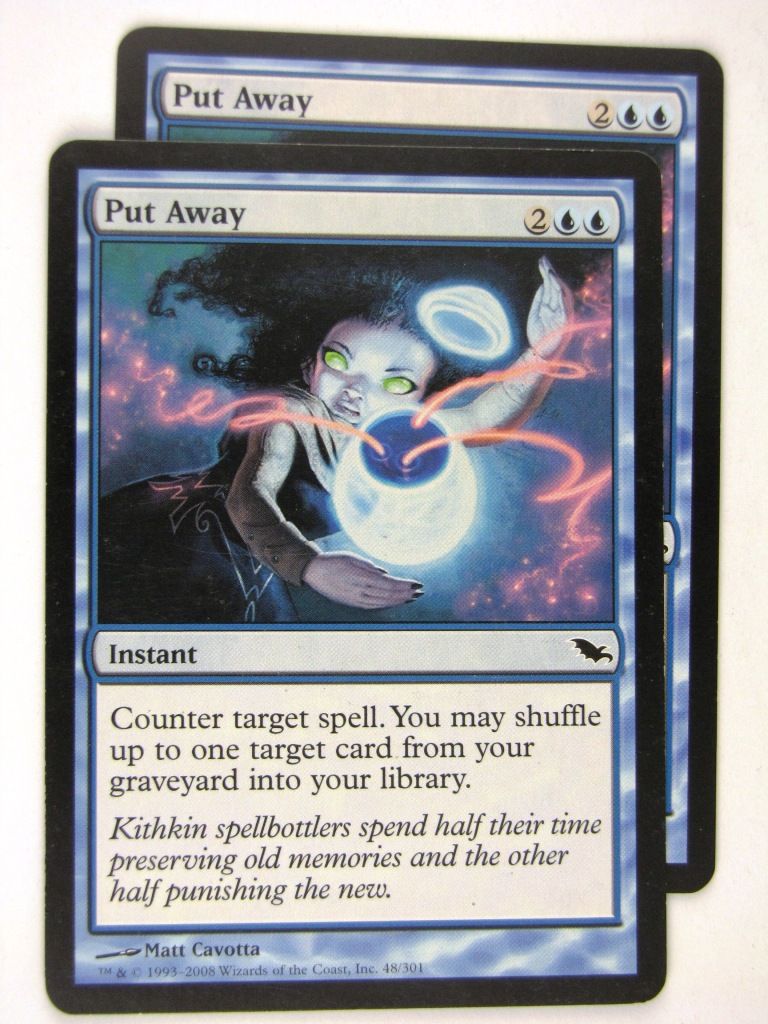 MTG Magic: the Gathering Cards: PUT AWAY x2: SHM