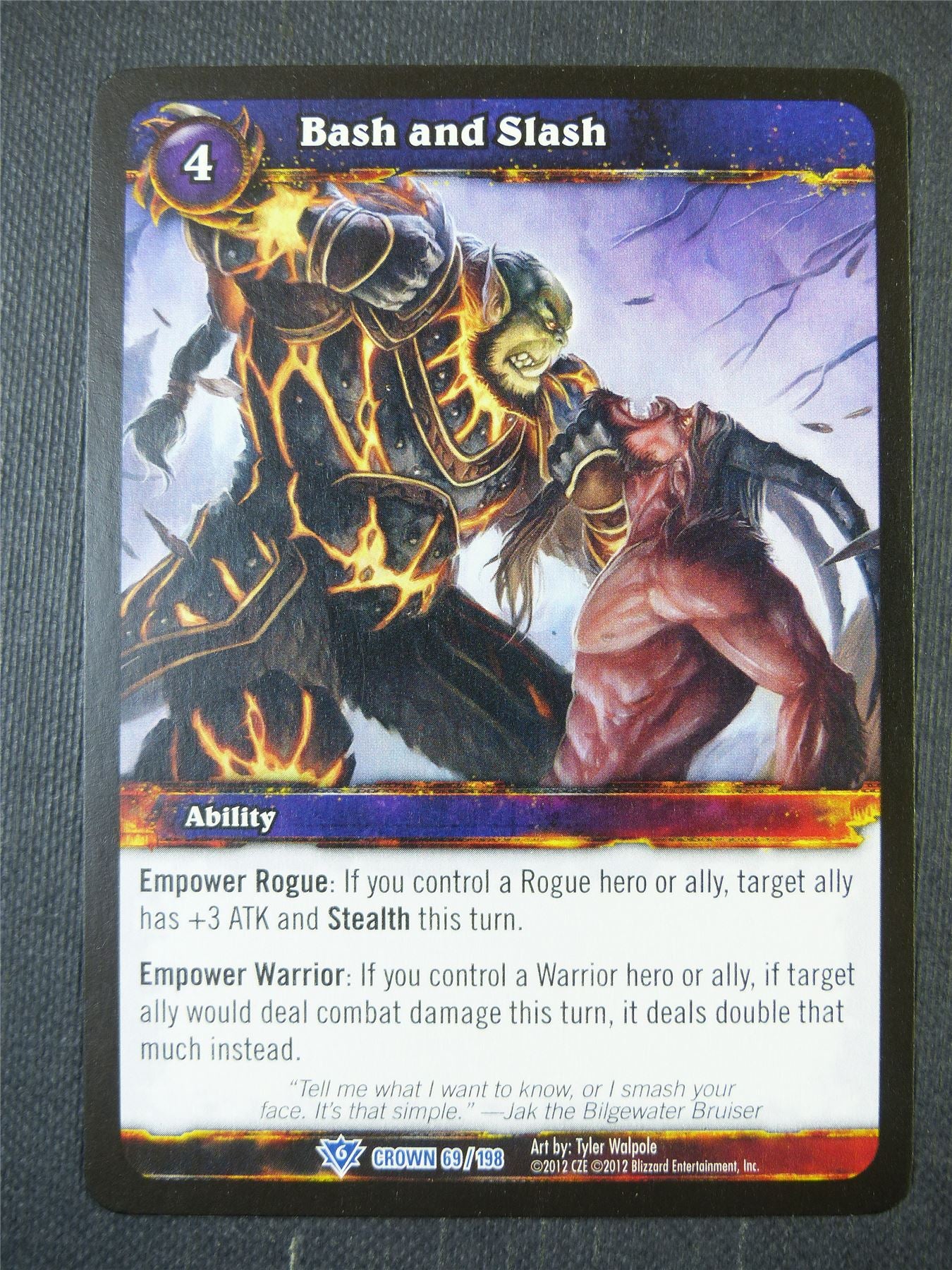 Bash and Slash 69/198 - WoW Card #18F