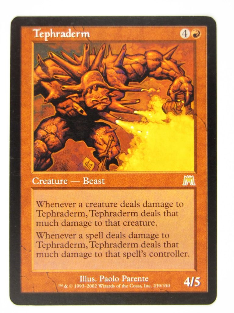 Mtg - TEPHRADERM - Played Rare
