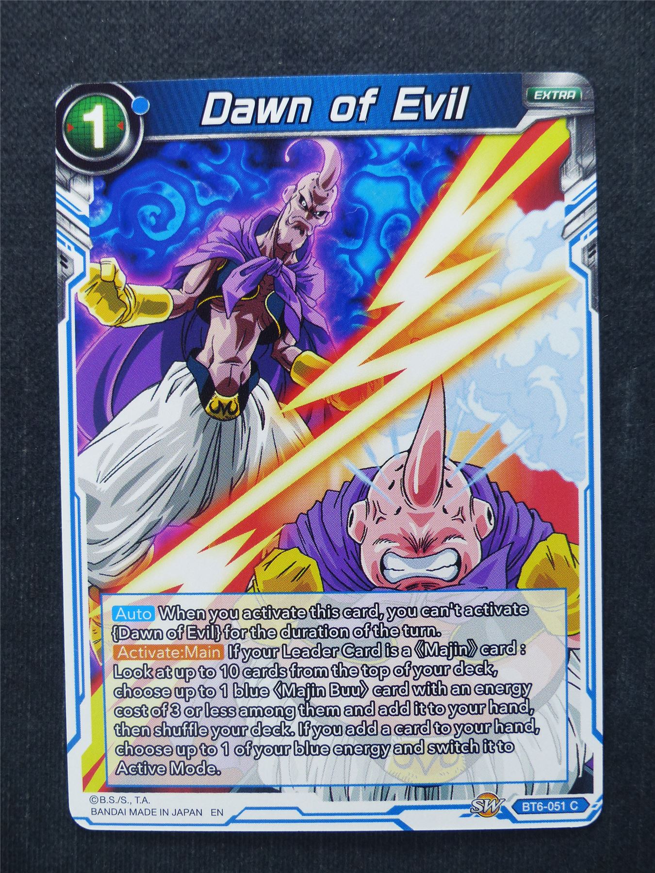 Dawn of Evil - Dragon Ball Super Cards #7L