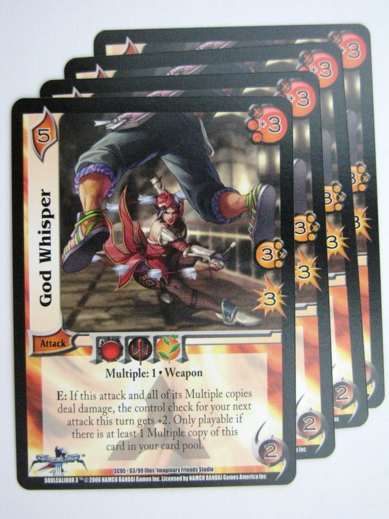 UFS Cards: GOD WHISPER 63/99 x4 # 28I1