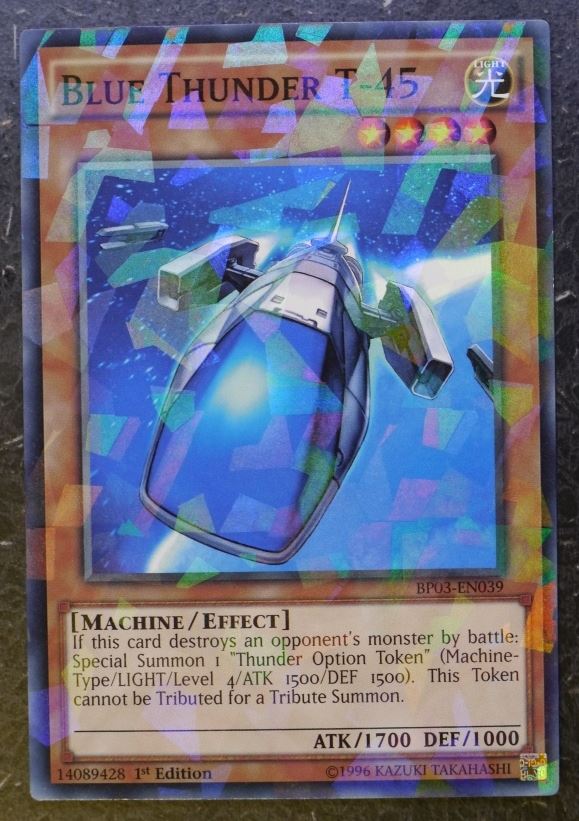 Yugioh Cards: BLUE THUNDER T-45 BP03 MOSAIC RARE # 2J95 Yugioh Cards: BLUE THUNDER T-45 BP03 MOSAIC RARE # 2J95