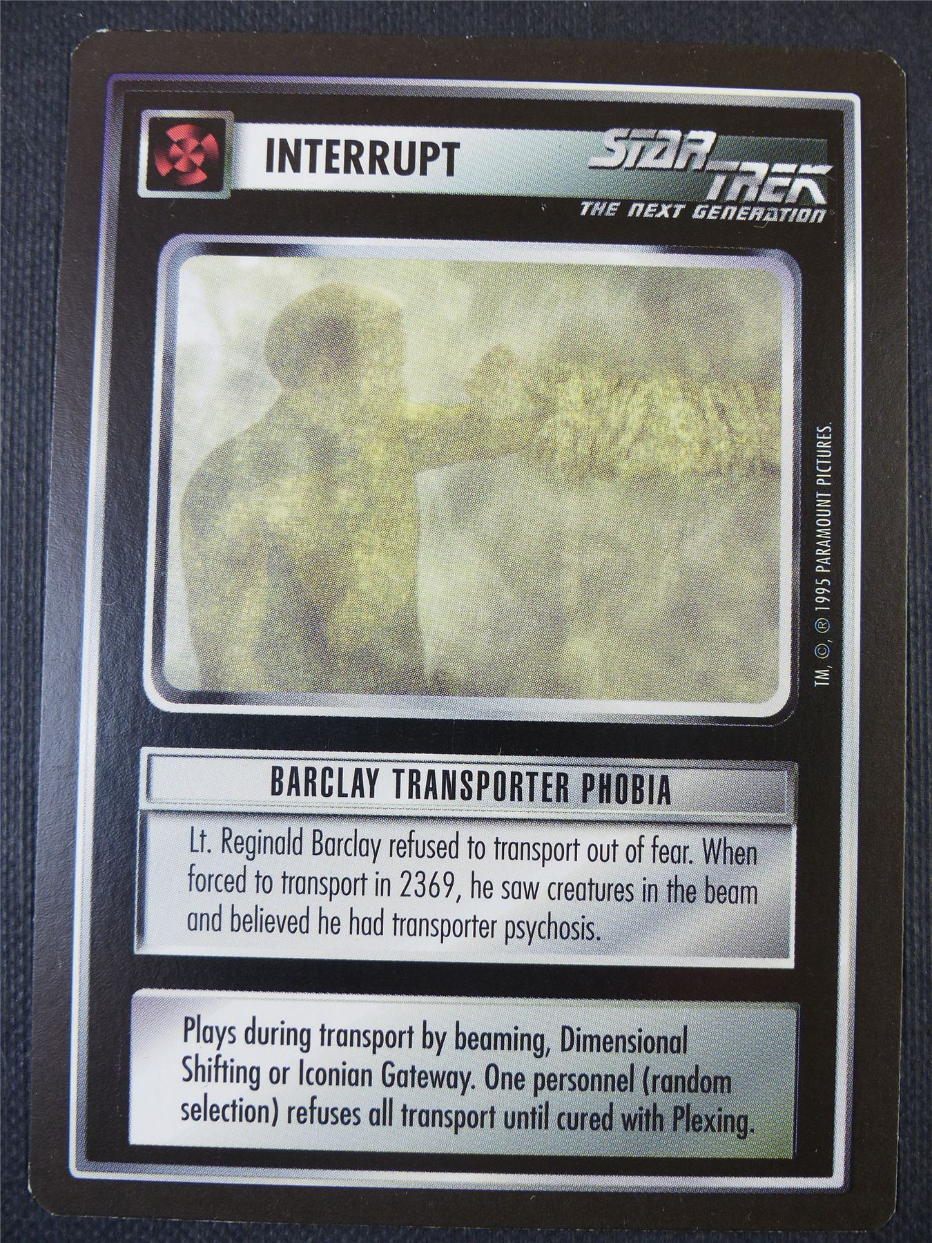 Barclay Transporter Phobia - NG - Star Trek Card #68I