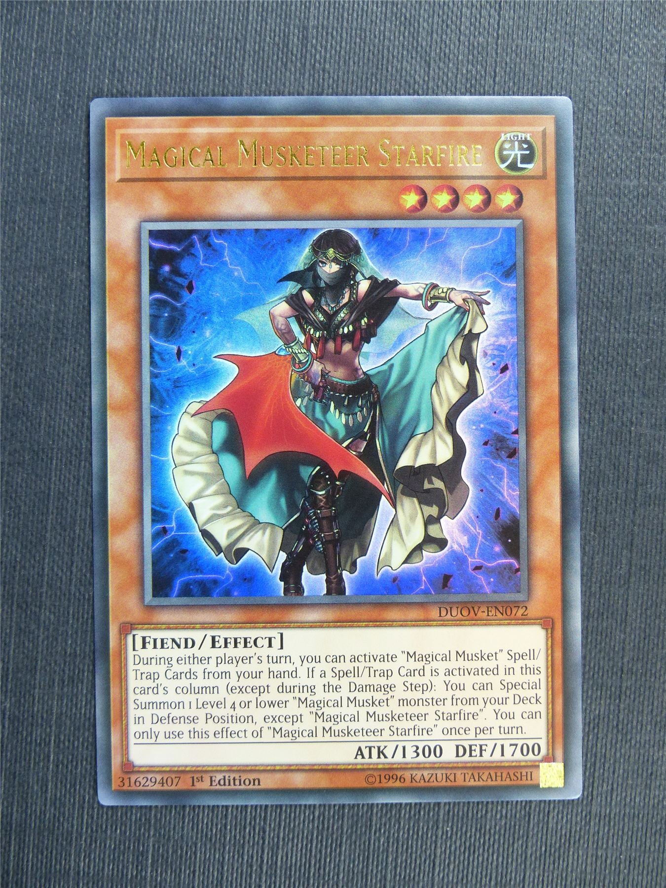 Magical Musketeer Starfire DUOV Ultra Rare - 1st ed - Yugioh Cards #2X2