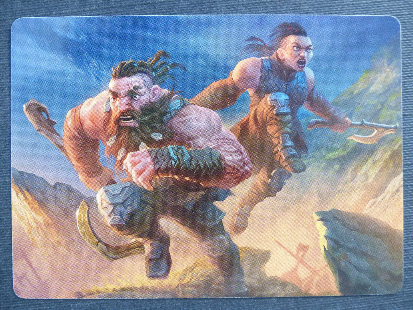 Dwarven Reinforcements 33/81 Art - Mtg Magic Cards #4E