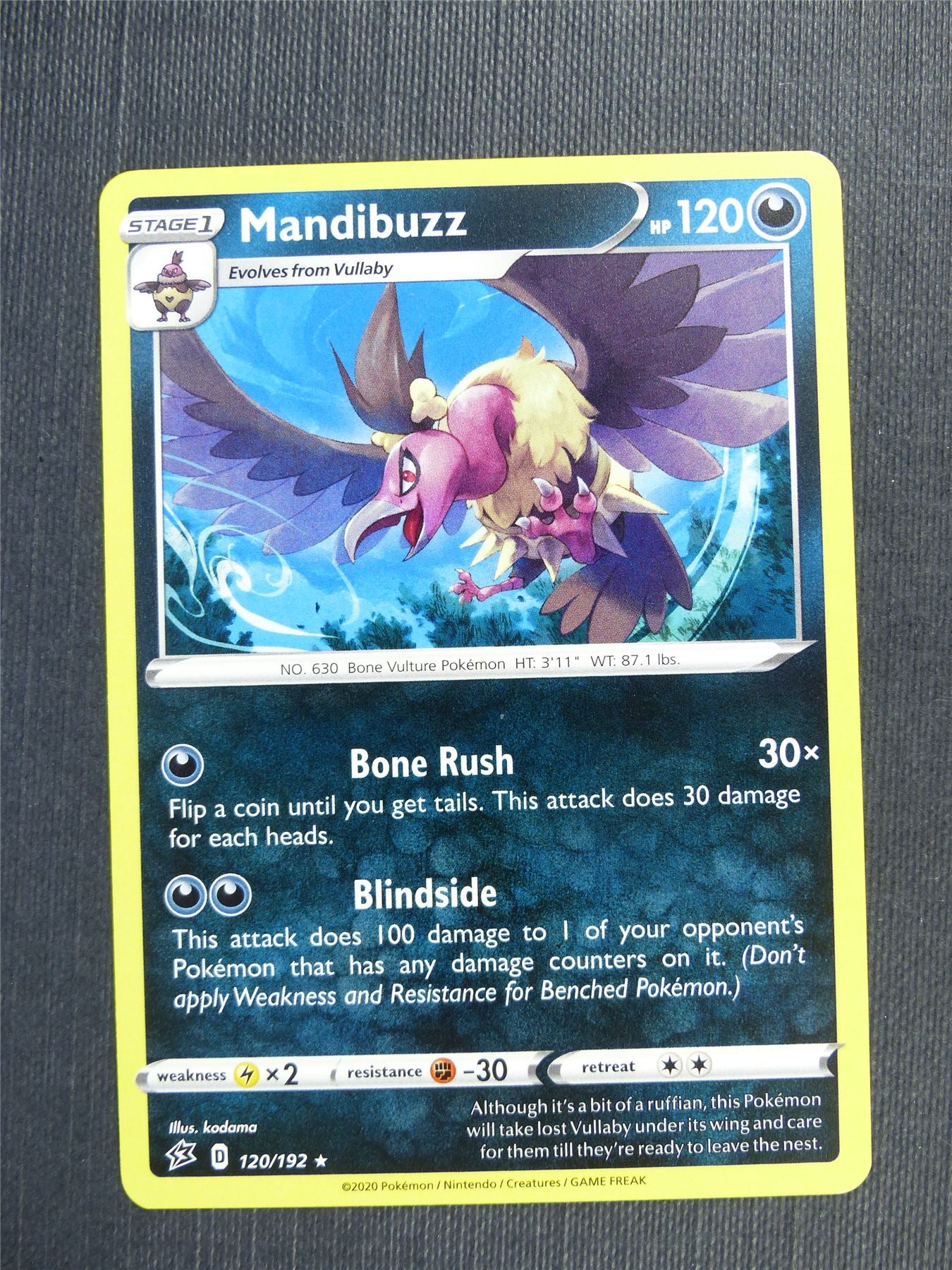 Mandibuzz 120/192 - RCL - Pokemon Card #3H8