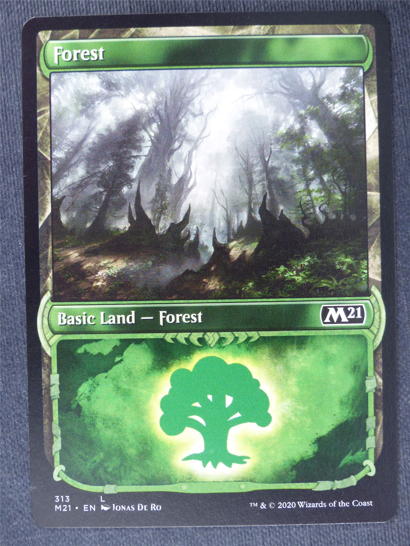 Forest 313 Alt Border - Mtg Magic Cards #N0