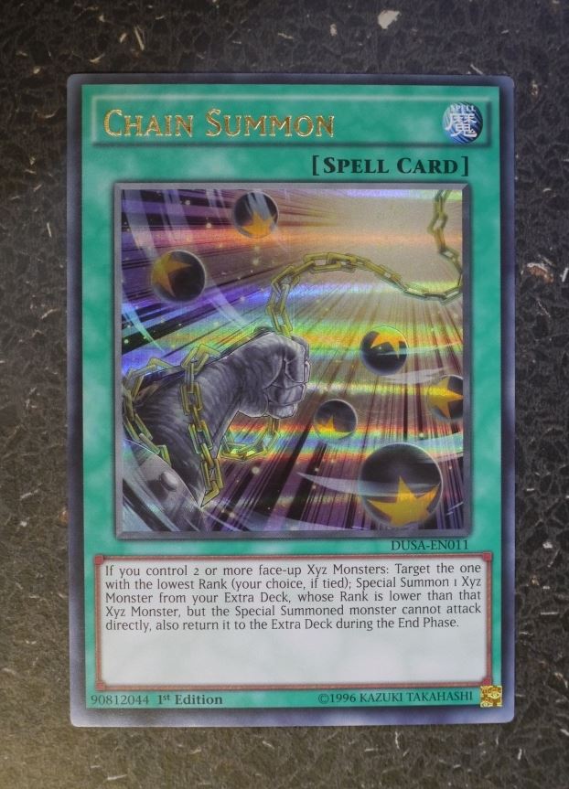 YuGiOh Cards: CHAIN SUMMON DUSA ULTRA RARE # G16