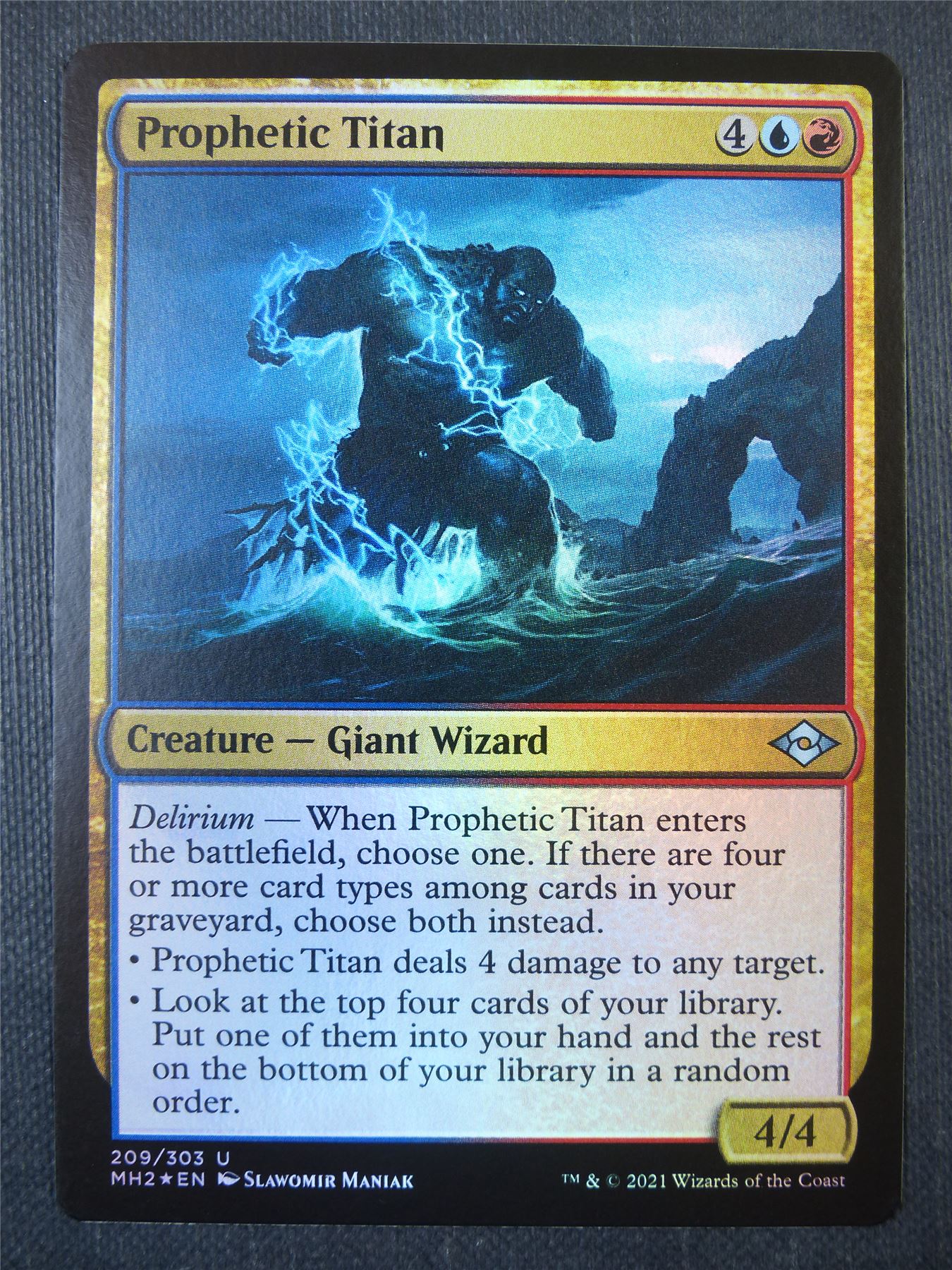 Prophetic Titan Foil - Mtg Card #98L