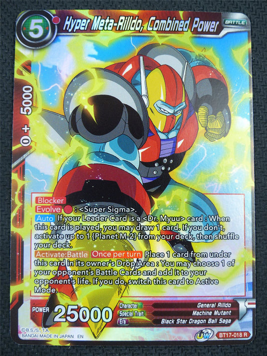 Hyper Meta-Rilldo Combined Power BT17 R Foil - Dragon Ball Super Card #619
