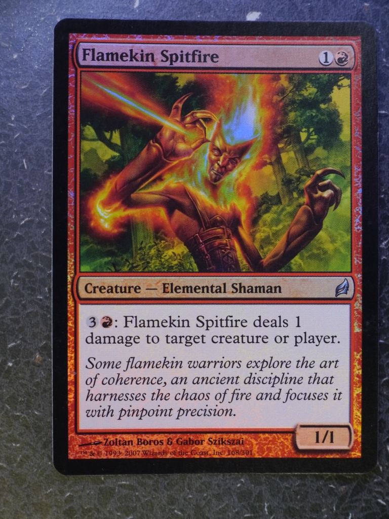 MTG Cards: FLAMEKIN SPITFIRE FOIL # 5D92