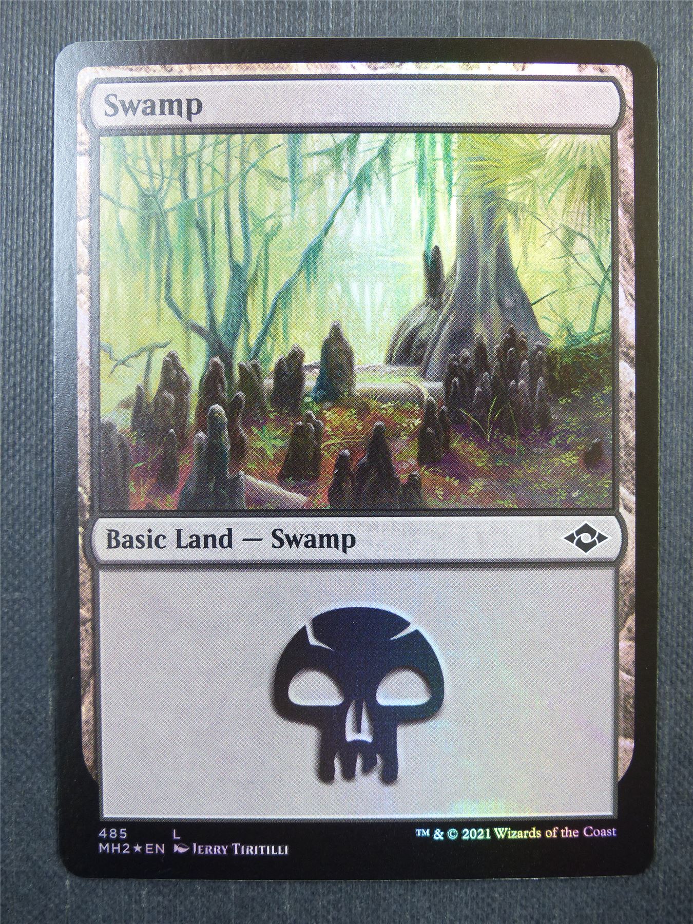Swamp 485 Foil - Modern Horizons 2 - Mtg Card #40I