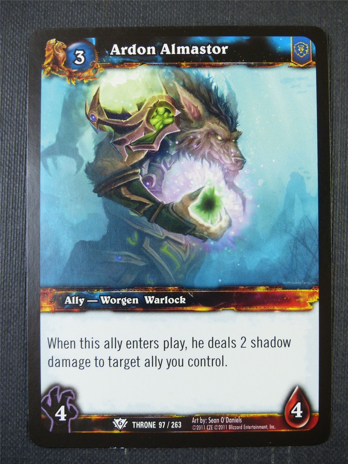 Ardon Almastor 97/263 - WoW Card #1BG