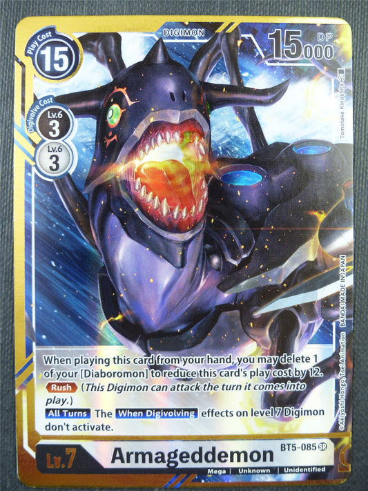 Armageddemon BT5-085 SR alt art - Digimon Card #6BK