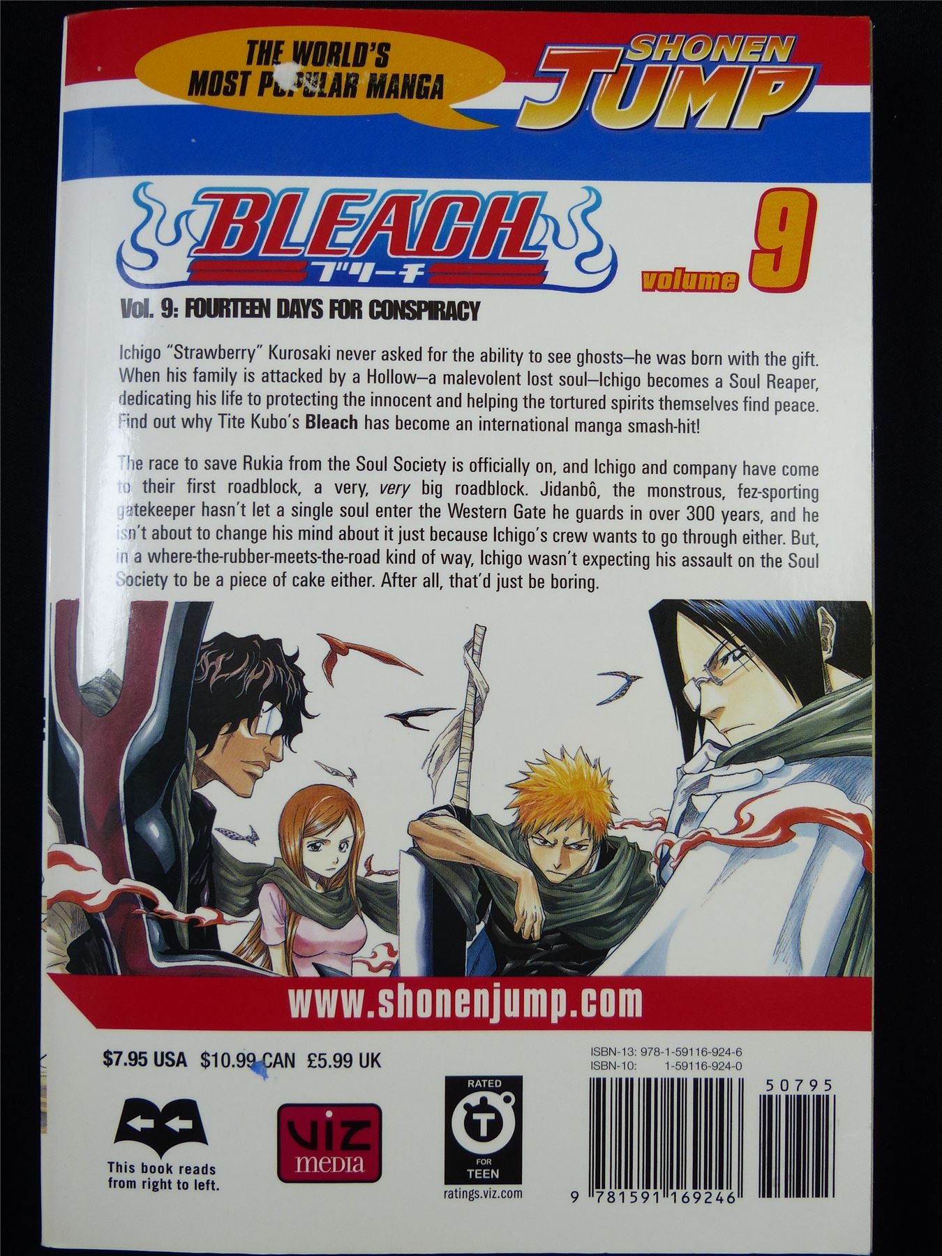 BLEACH Volume 9 - Shonen Jump Viz Manga #3IJ