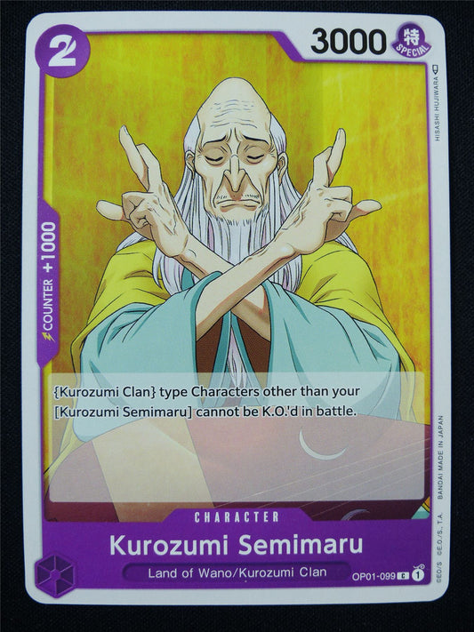 Kurozumi Semimaru OP01-095 C - One Piece Card #2XX