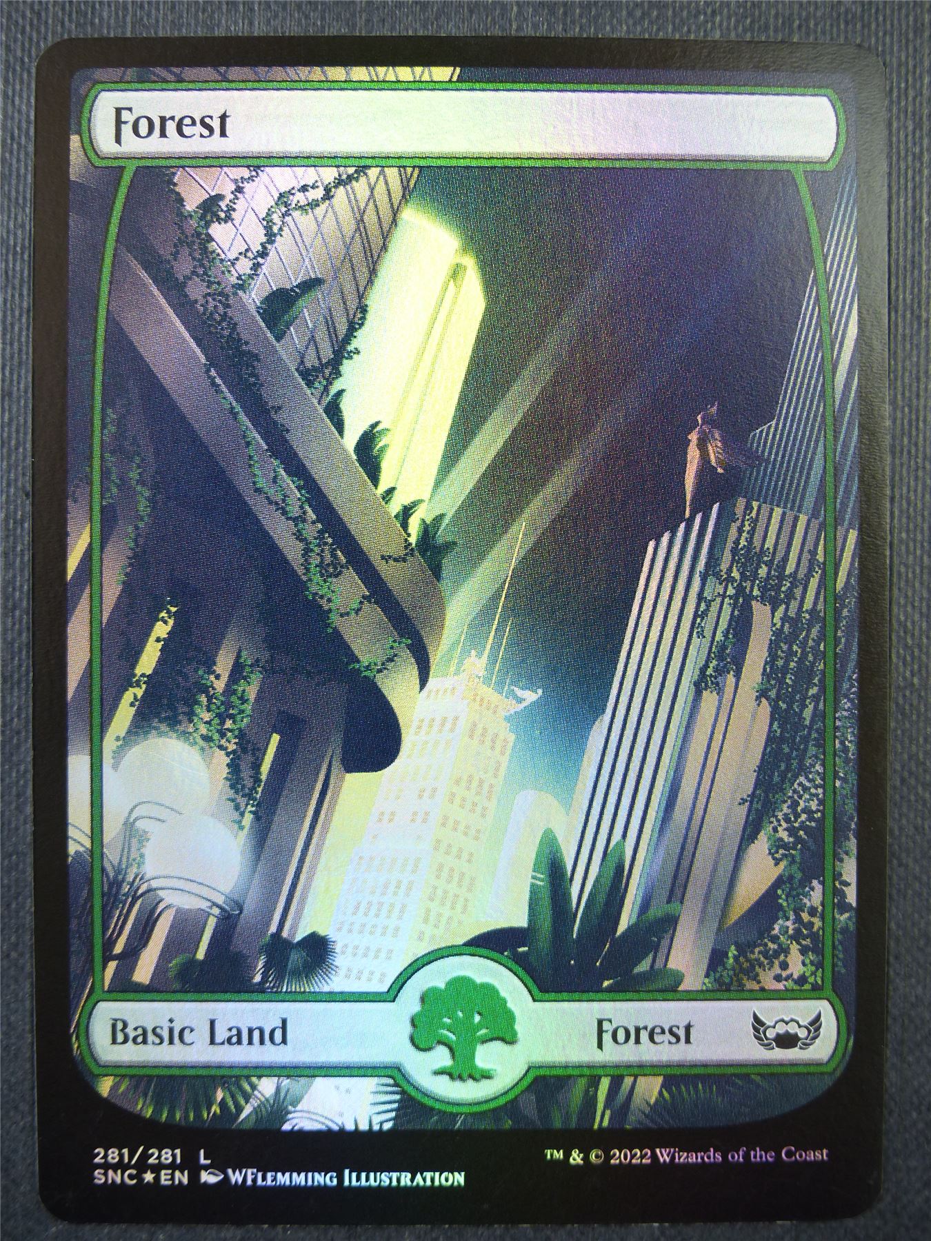 Forest 281/281 Full Art Foil - Mtg Card #68B