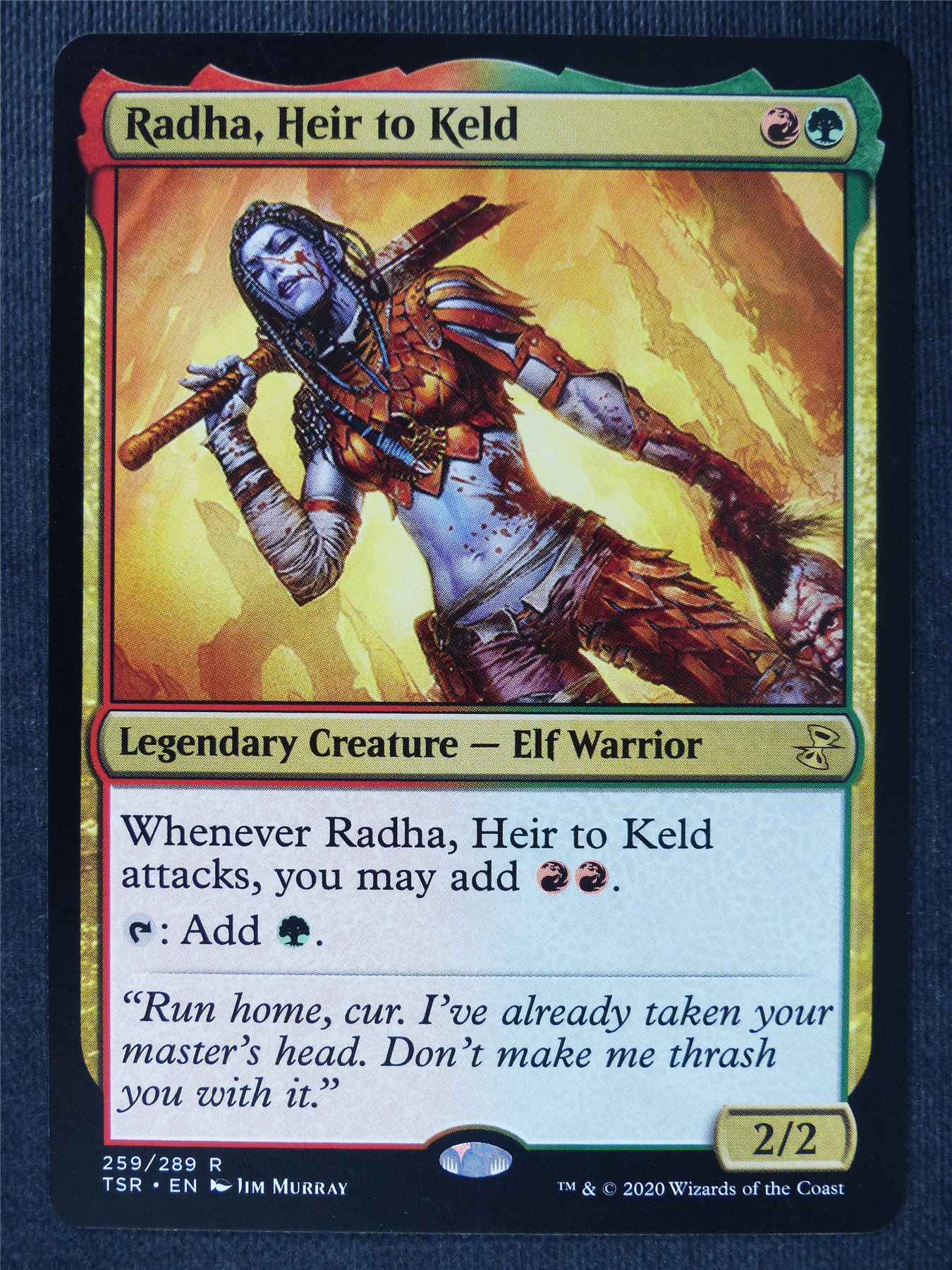 Radha Heir to Keld - Mtg Magic Cards #EK