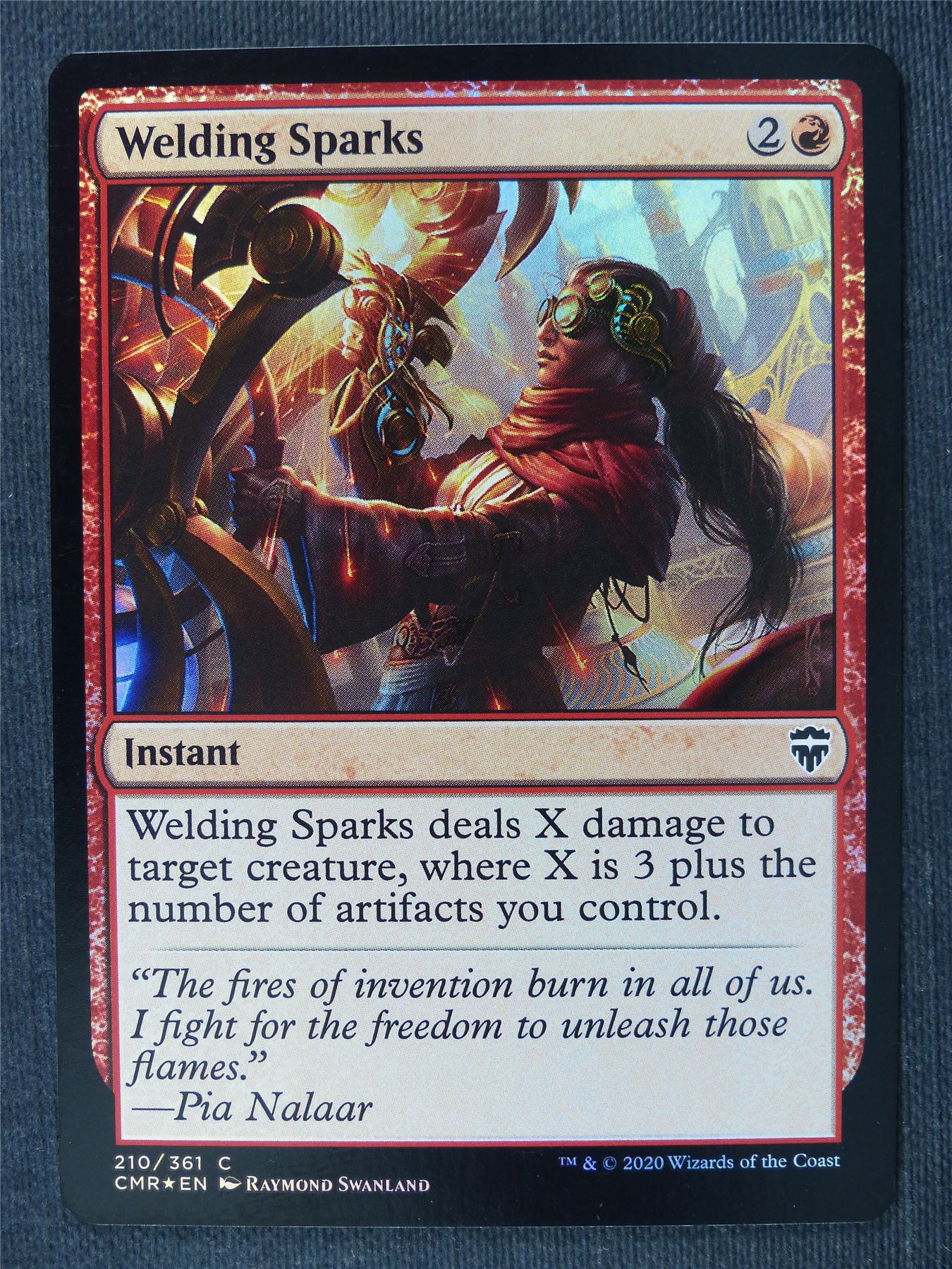 Welding Sparks Foil - Mtg Magic Cards #3YO