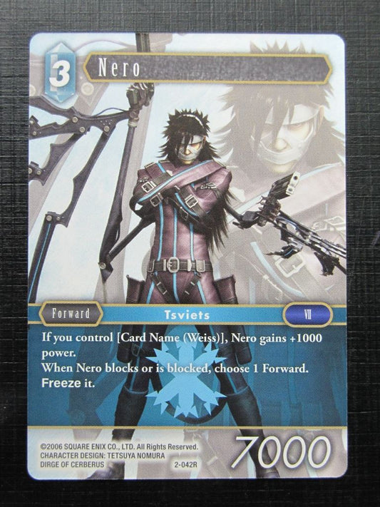 Final Fantasy Cards: NERO 2-042R # 29H88