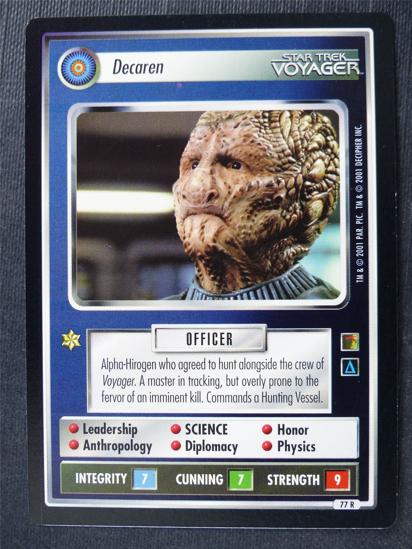 Decaren - Voyager - Star Trek Card #4WS