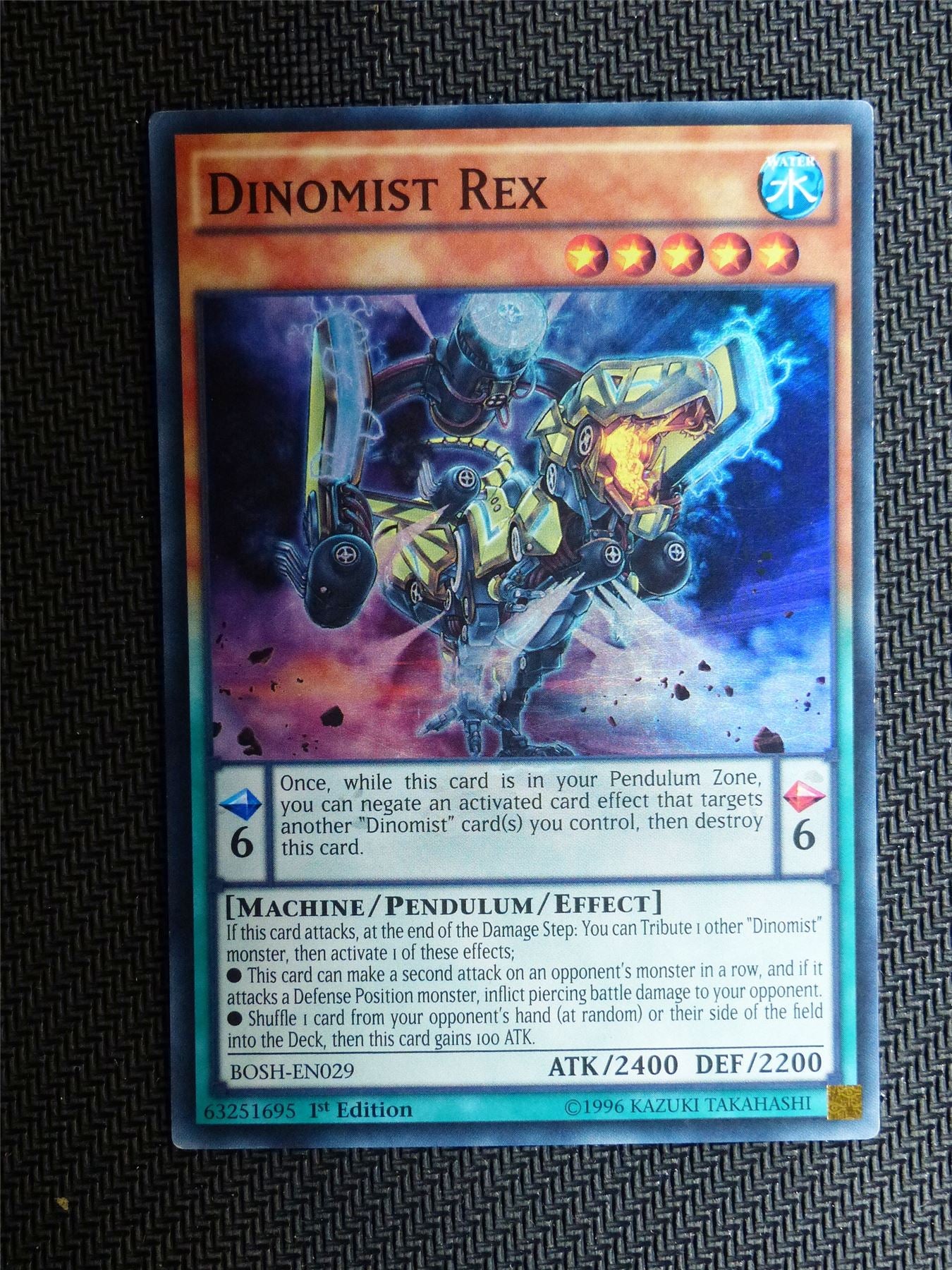 Diniomist Rex - ROSH - Super Rare - Yugioh Card # 1C61